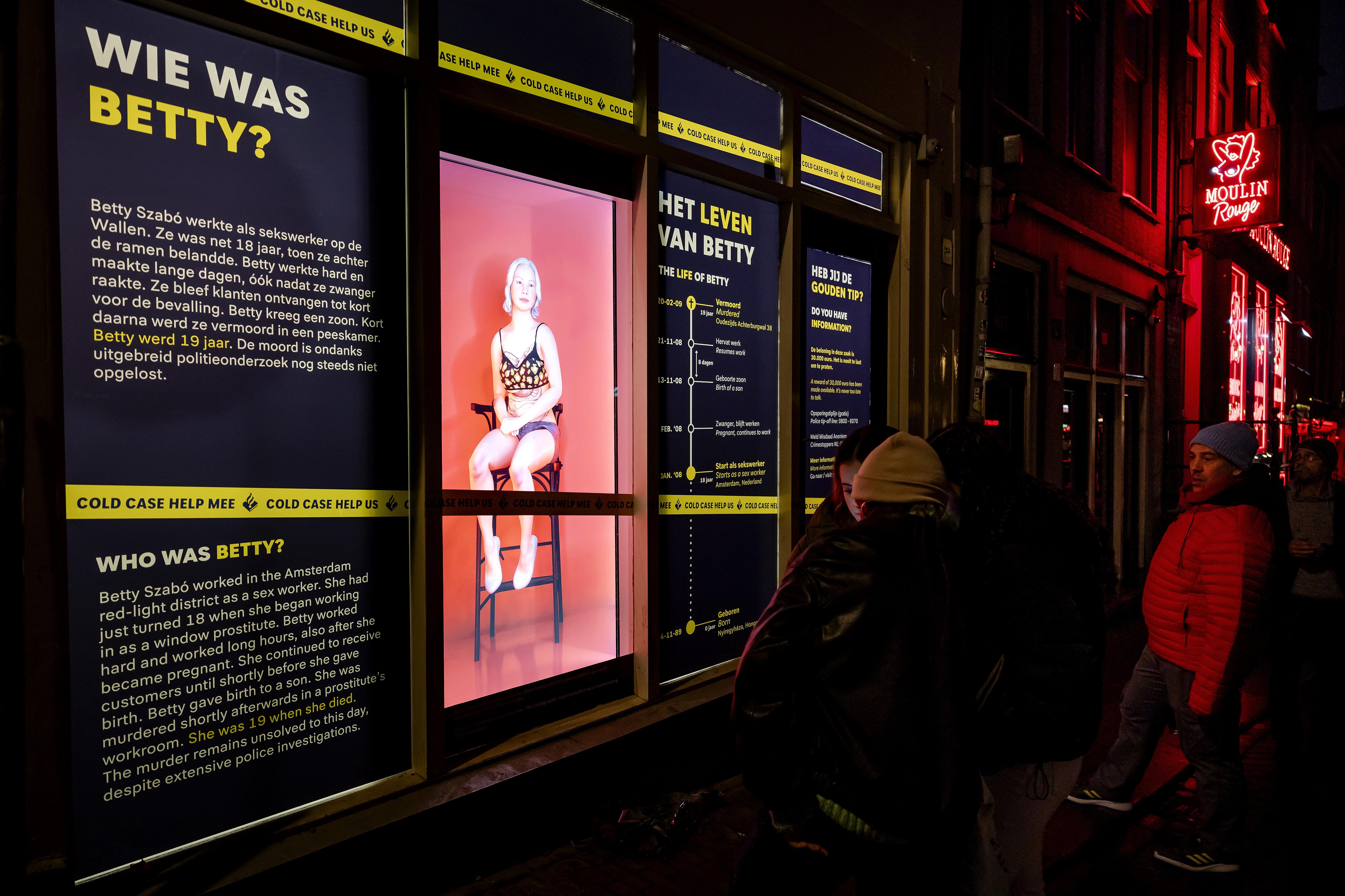 Amsterdam Red Light District where Betty Szabó murder occurred