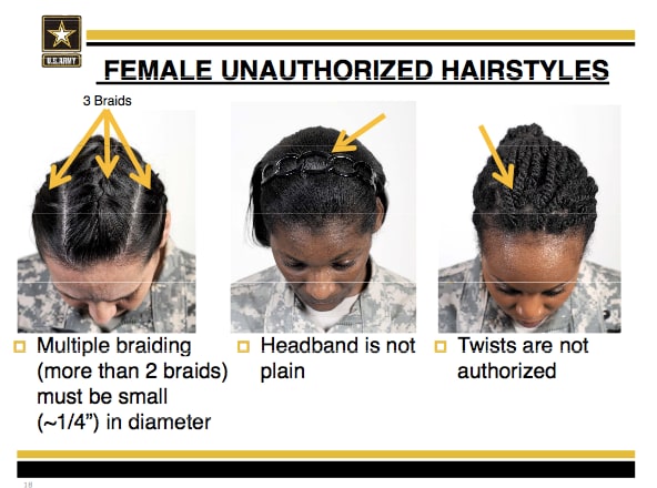 Army S Ban On Twists Other Natural Hairstyles Sparks Calls Of