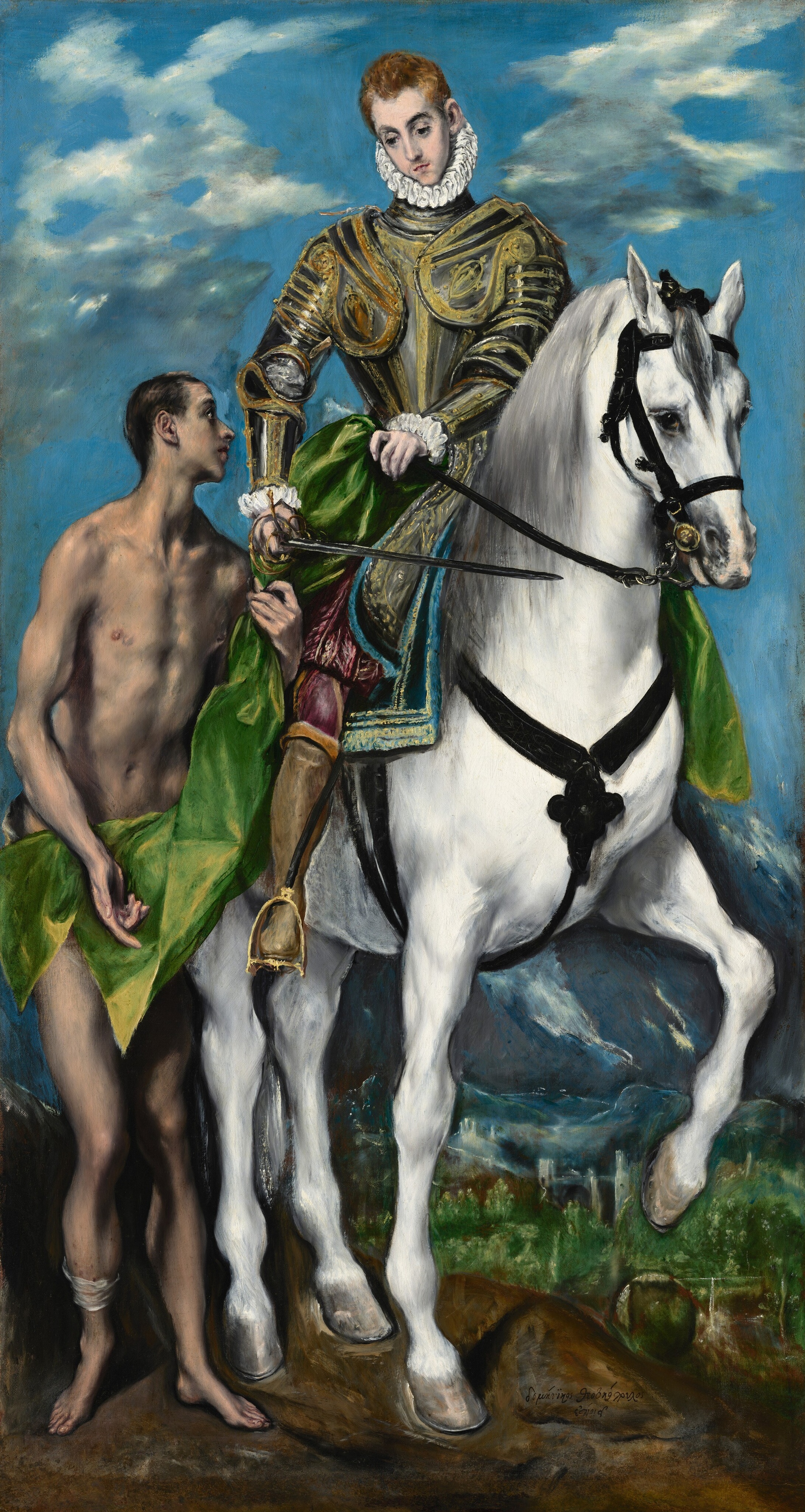 Perspective | El Greco's painting of Saint Martin is divine, and