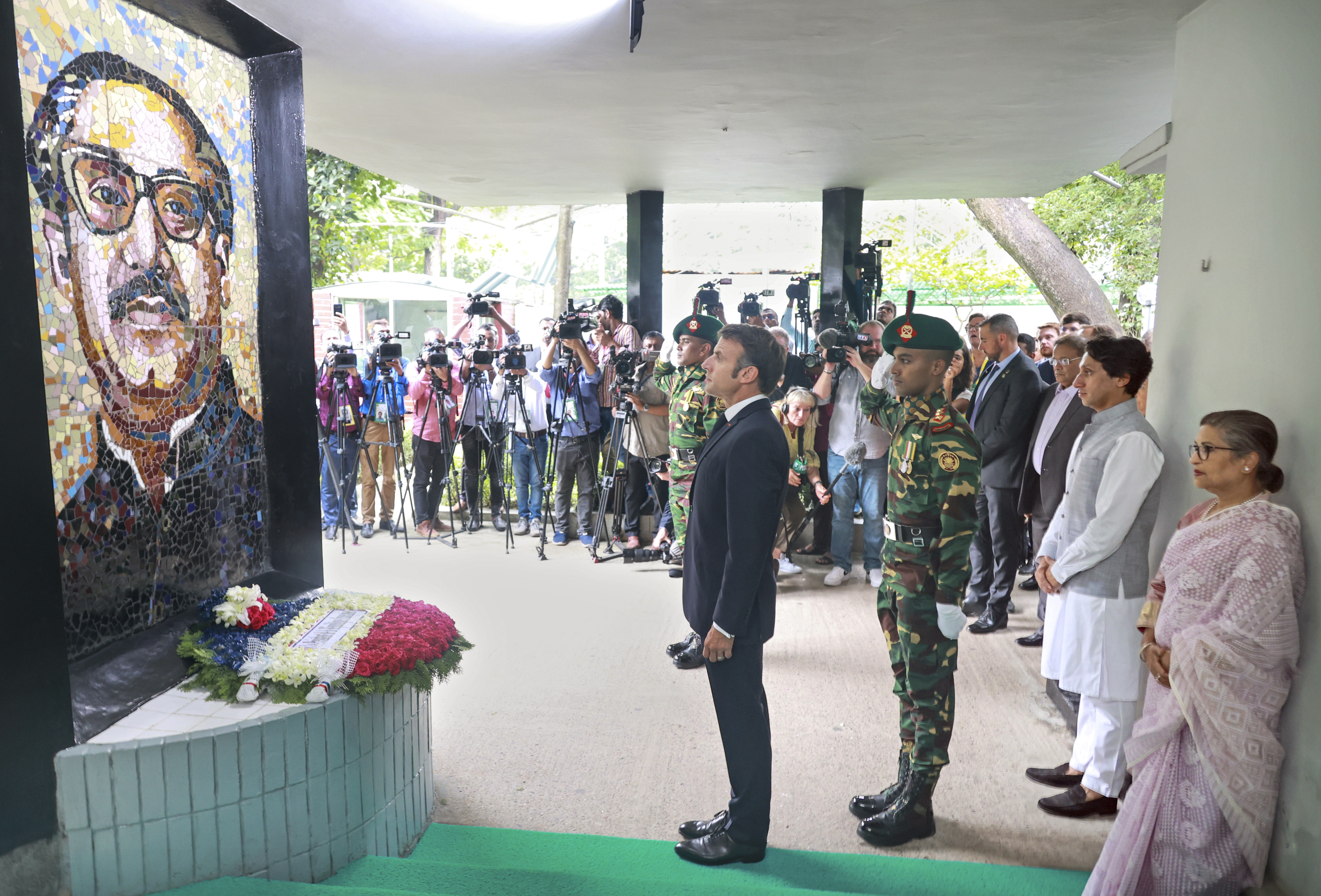 France, Bangladesh sign deal to provide loans, satellite technology during Macron's visit to Dhaka - Vimarsana News