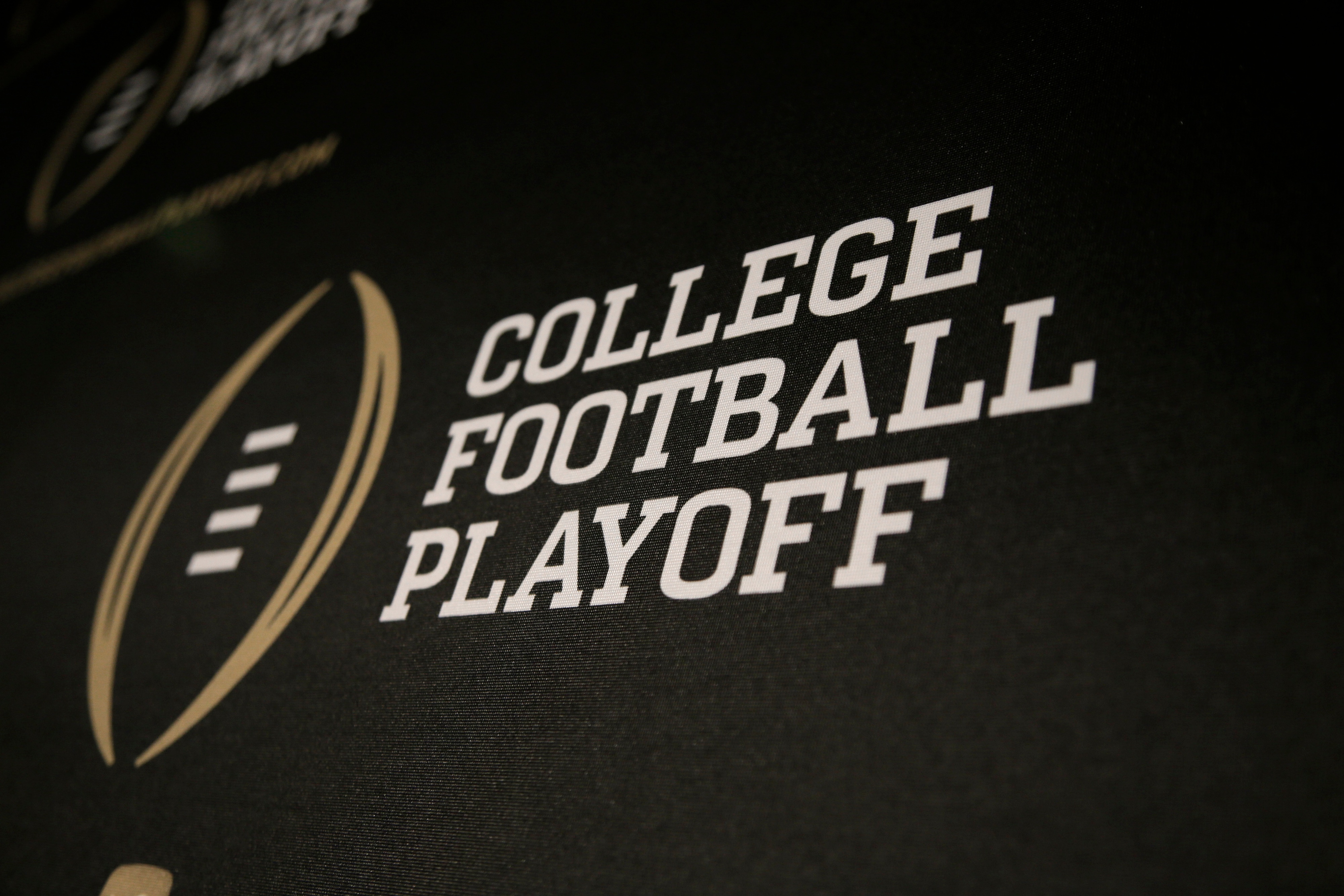 CFP trophy celebration
