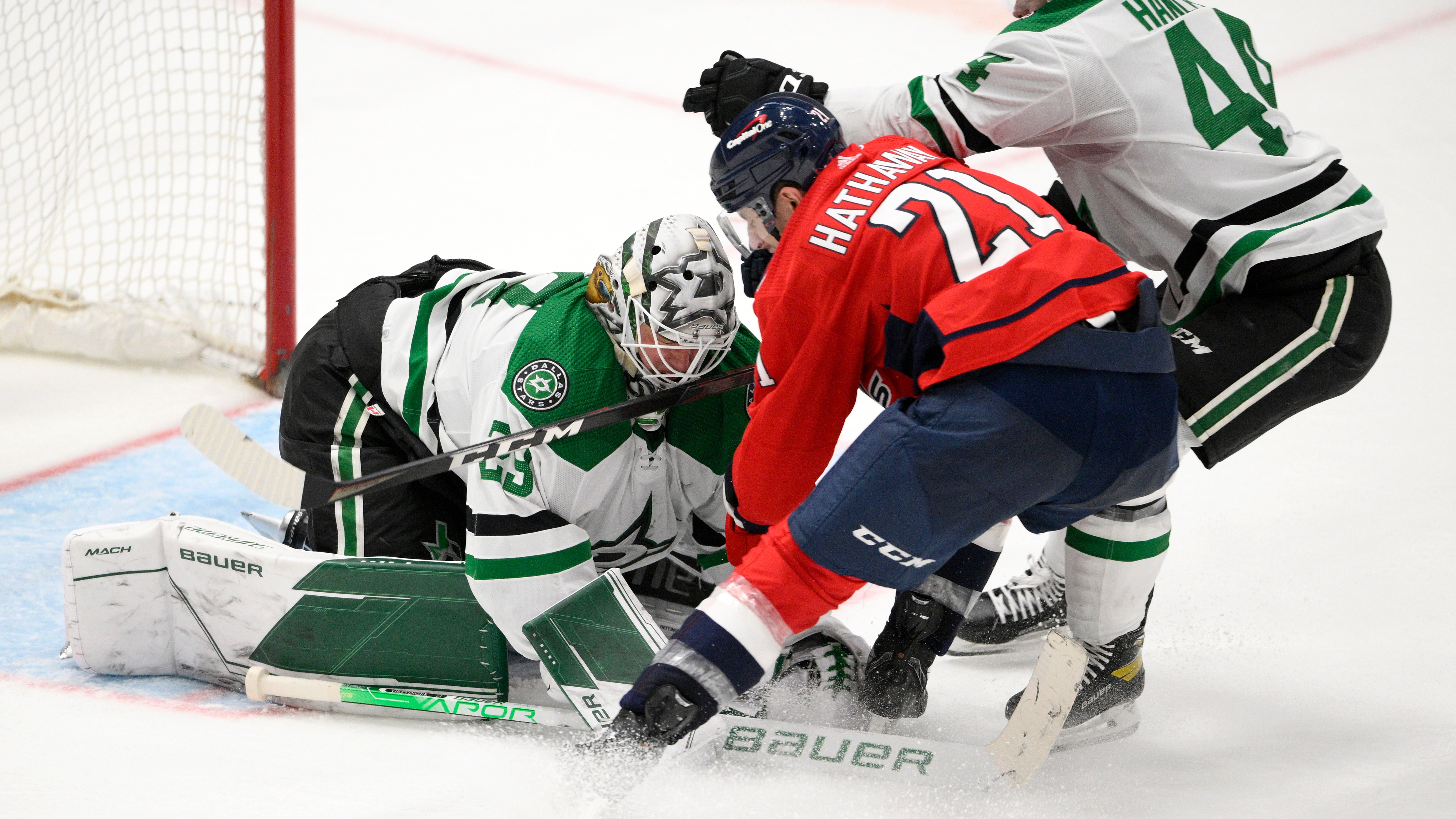Capitals' hot streak ends in 3-2 loss to Stars - The Washington Post