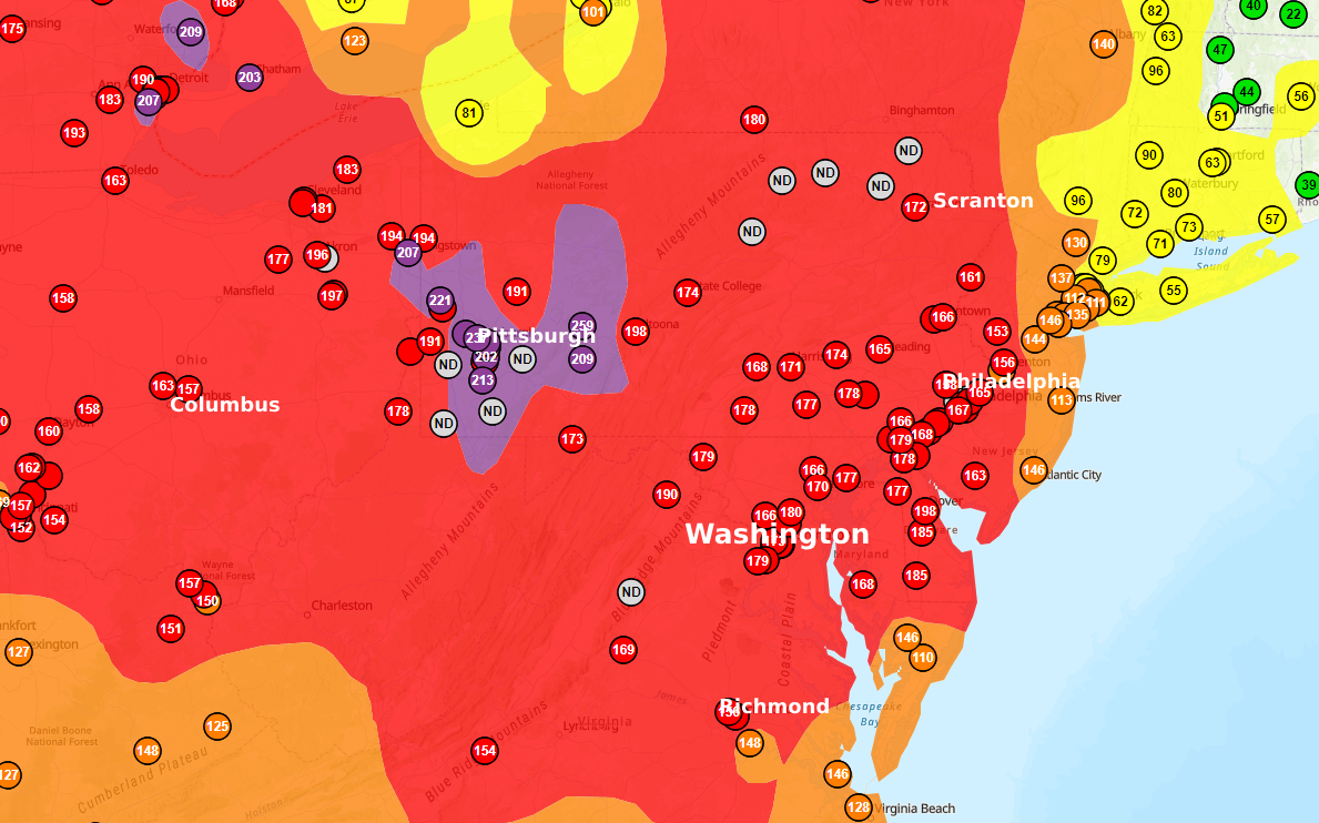 PM Update: Unhealthy air hangs on into tonight, eventually easing Friday - Vimarsana News