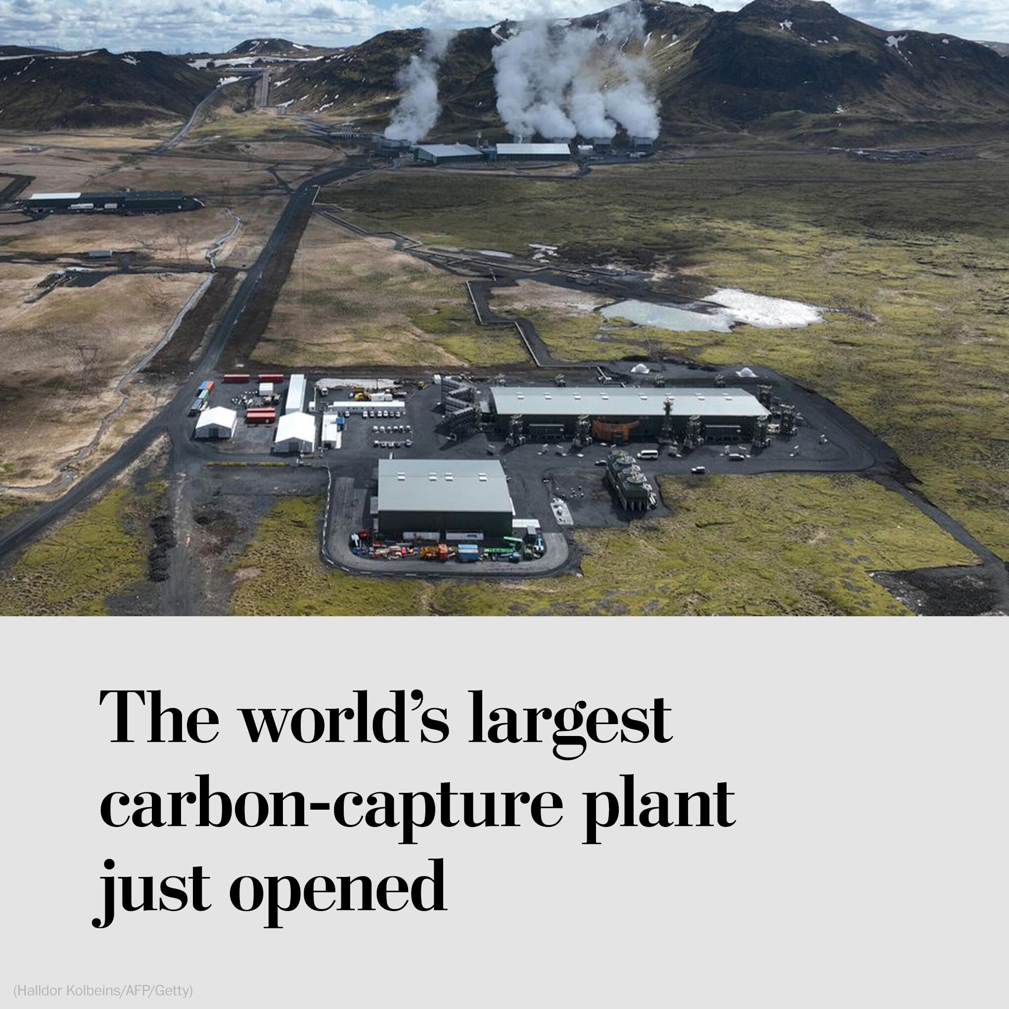 Mammoth, the world's biggest plant to pull carbon from the