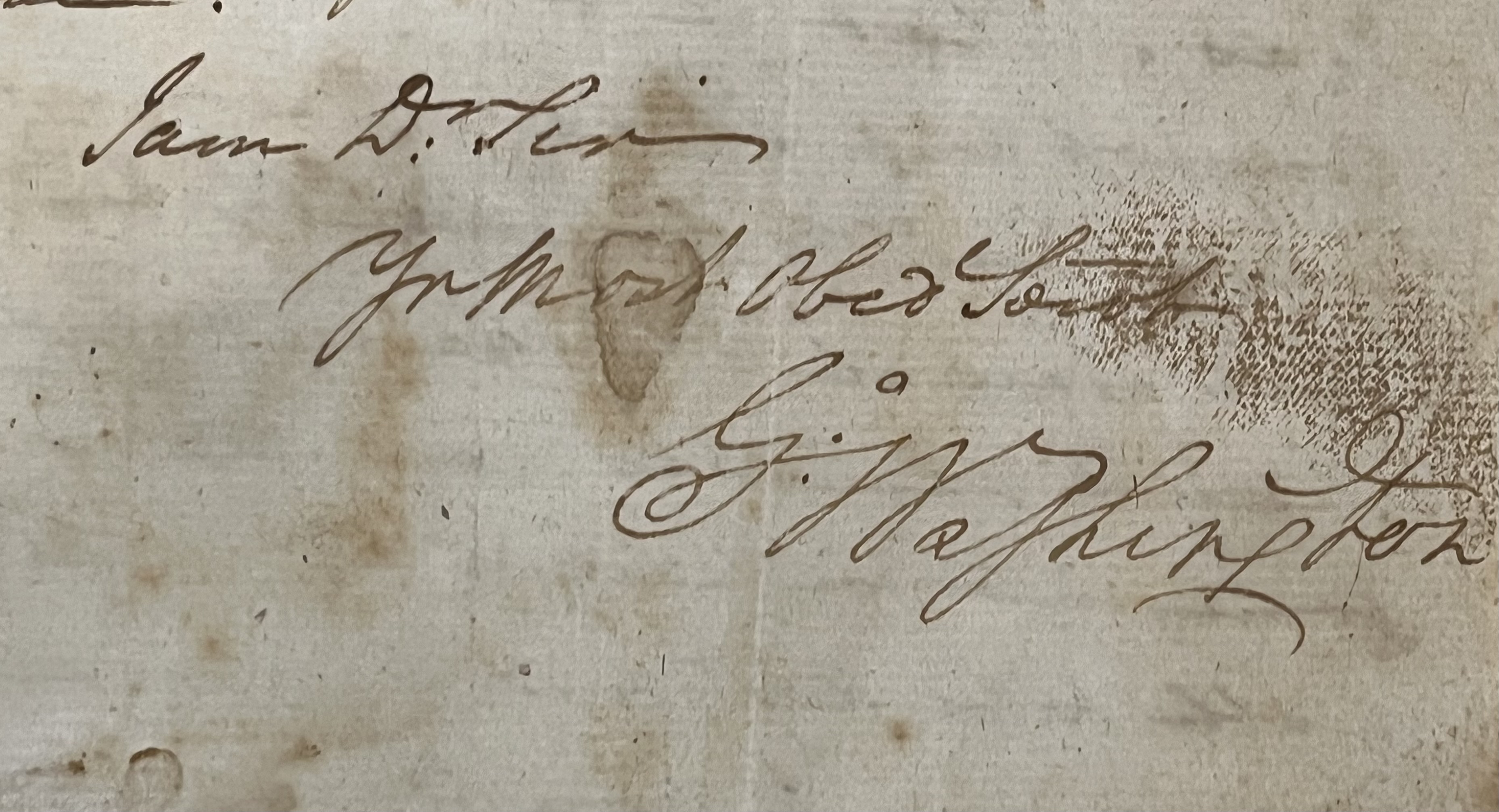 Relique Manuscrite George Washington – Pieces Of The Past 2023