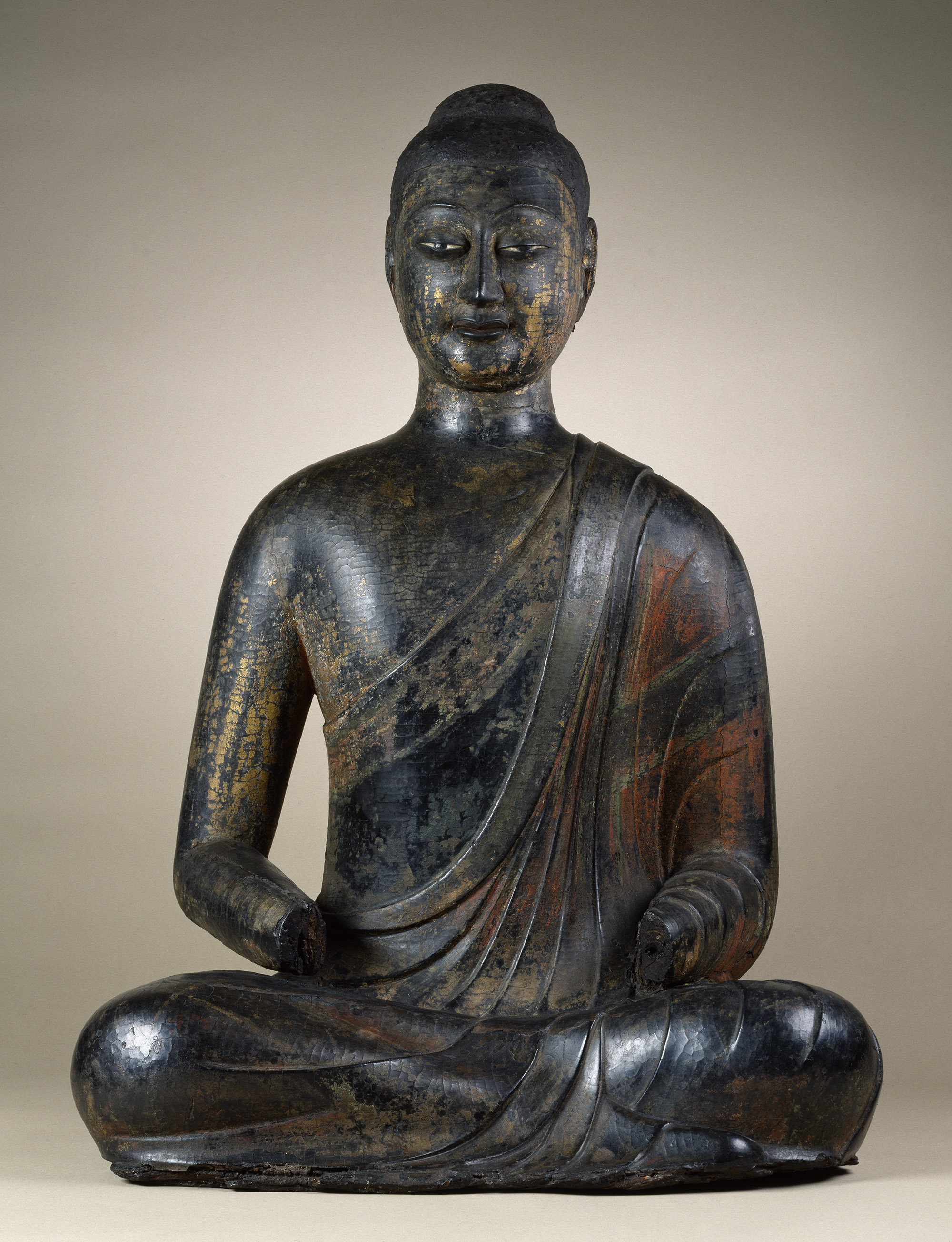 Three lacquer Buddhas, all in a row - The Washington Post