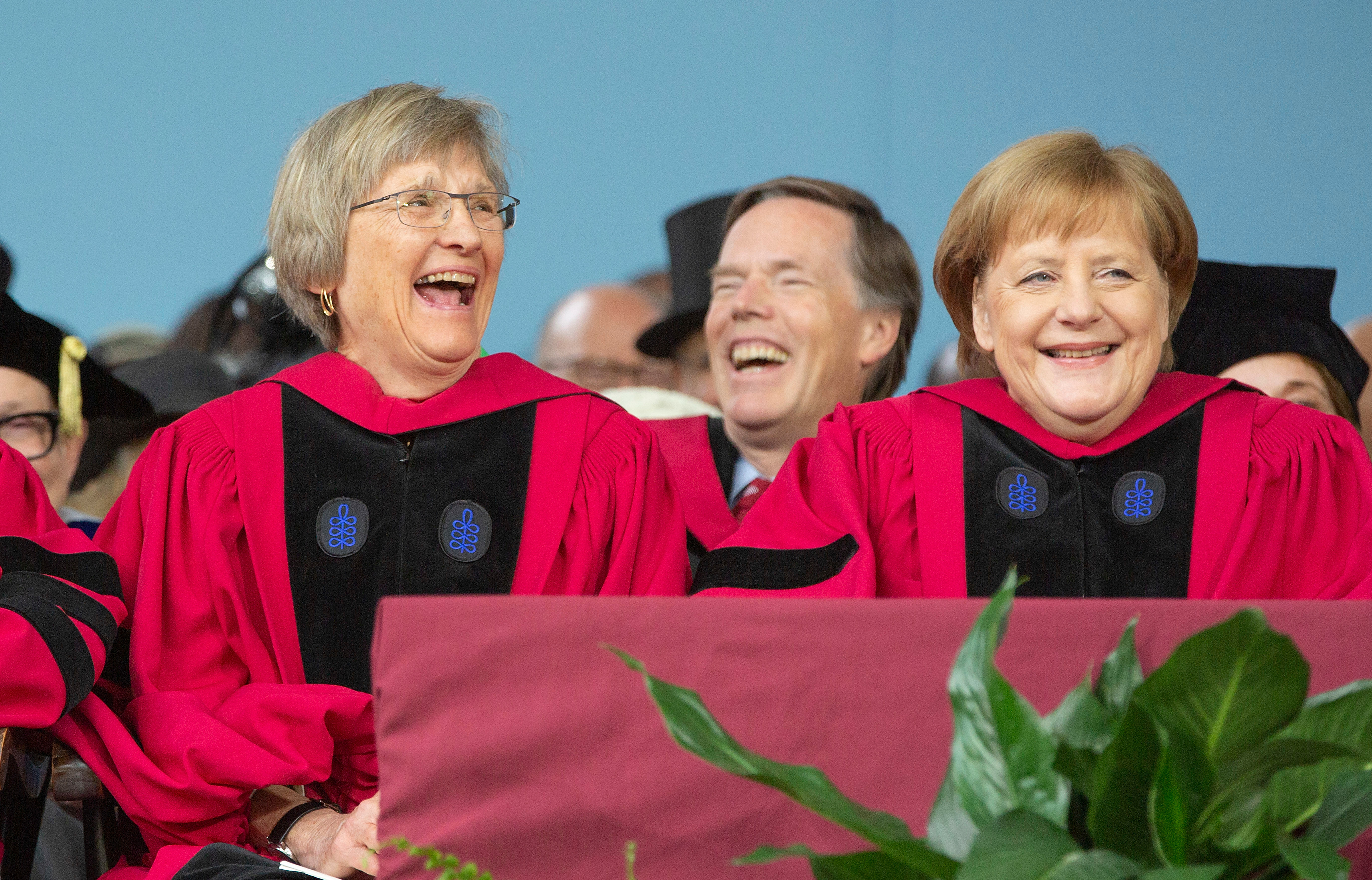 Harvard Celebrates Angela Merkel As A Liberal Hero Many Left Wing Germans Disagree The Washington Post