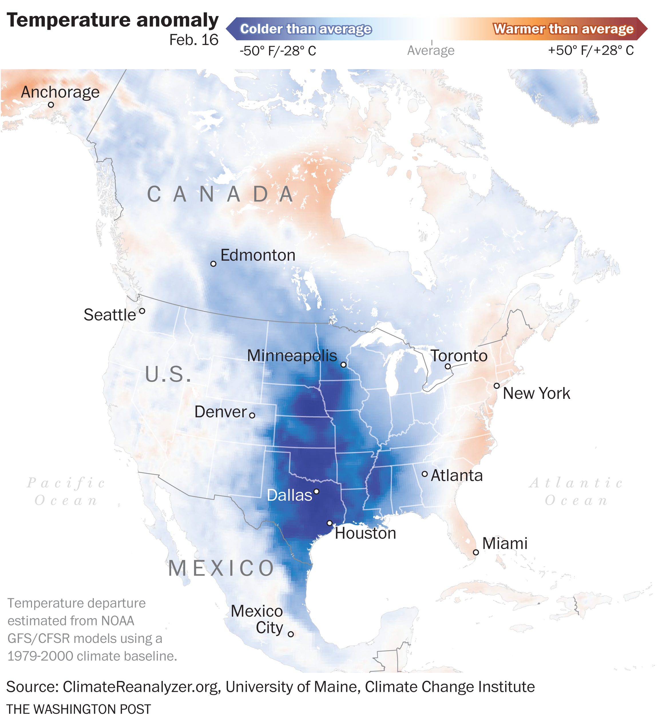 Central U.S. winter storm How unusual the Texas cold snap really was