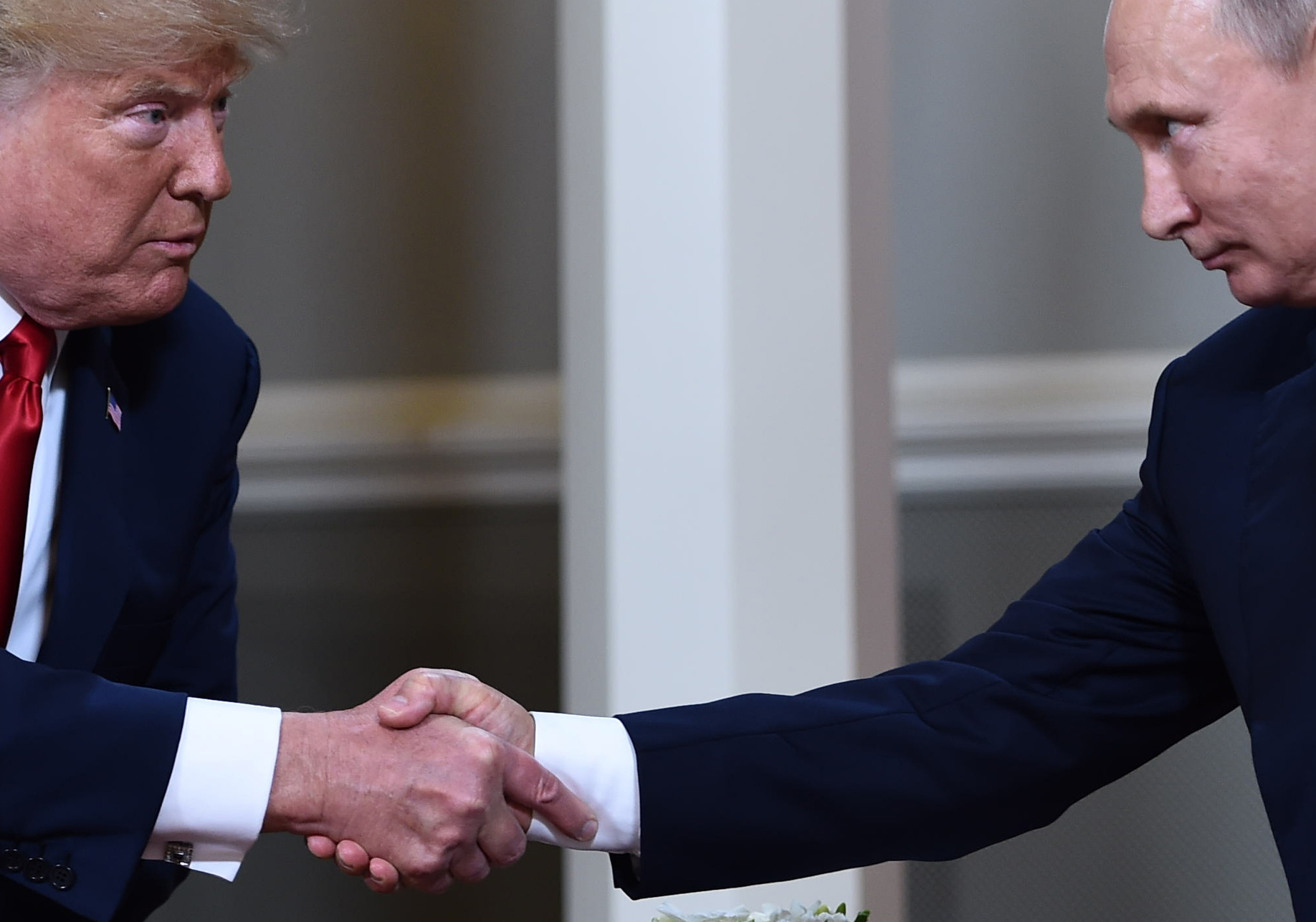 Donald Trump is lucky. Vladimir Putin is luckier.