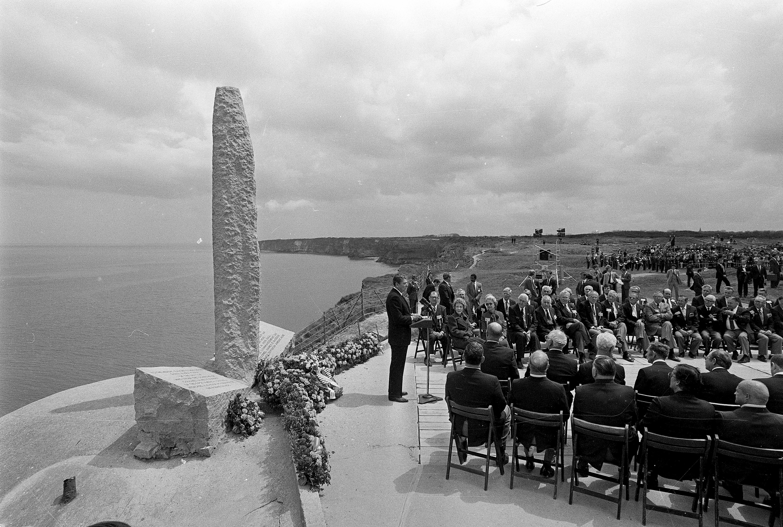 Reagan S D Day Speech About The Boys Of Pointe Du Hoc Written By Peggy Noonan Moved A Nation The Washington Post