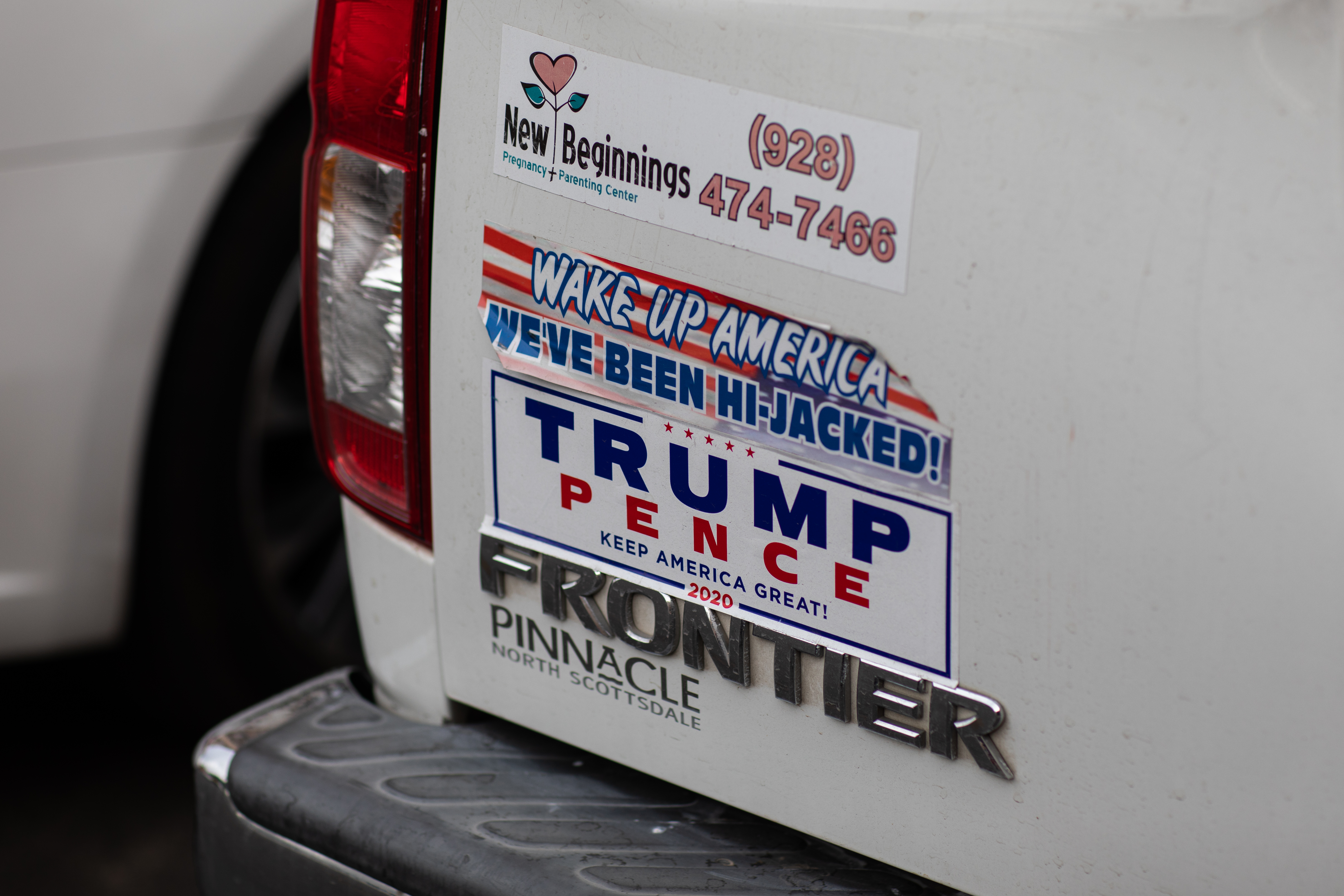 Not Donald Trump Anti Trump Bumper Sticker Bi-Partisan B&W Not Donald Trump Anti Trump Bumper Sticker Bi-Partisan B&W