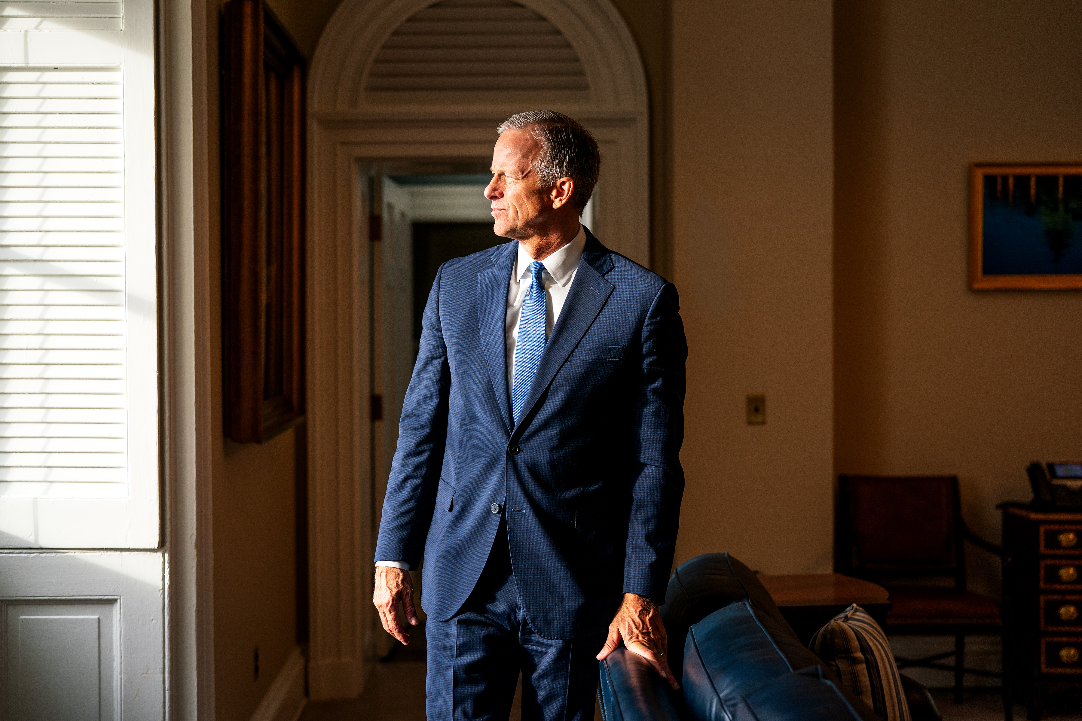 Schumer and Thune in heated discussion