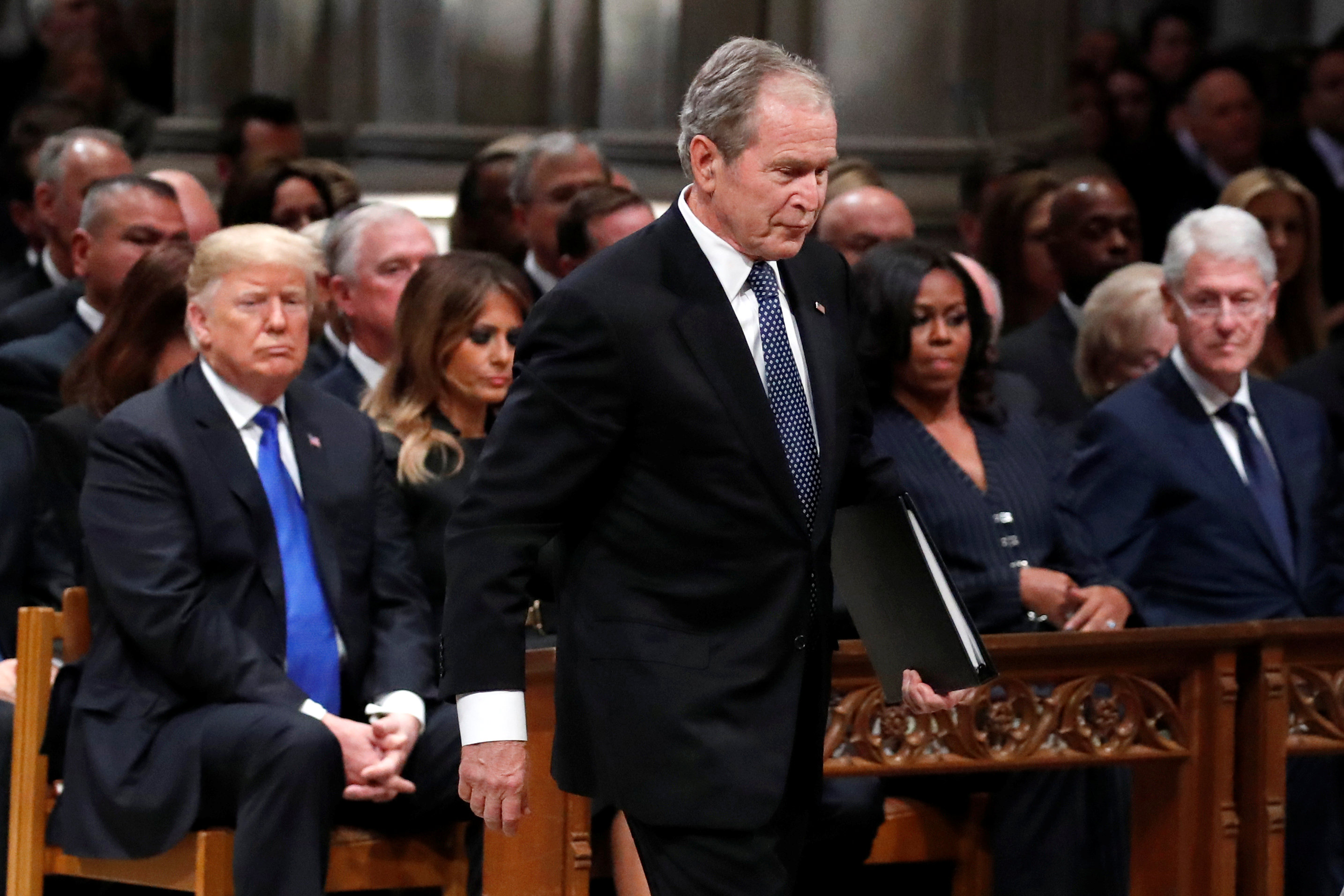 George H.W. Bush’s funeral was a powerful renunciation of Trump