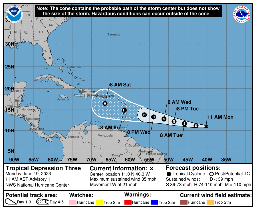 Tropical depression, likely to become Bret, forms in Atlantic - Vimarsana News
