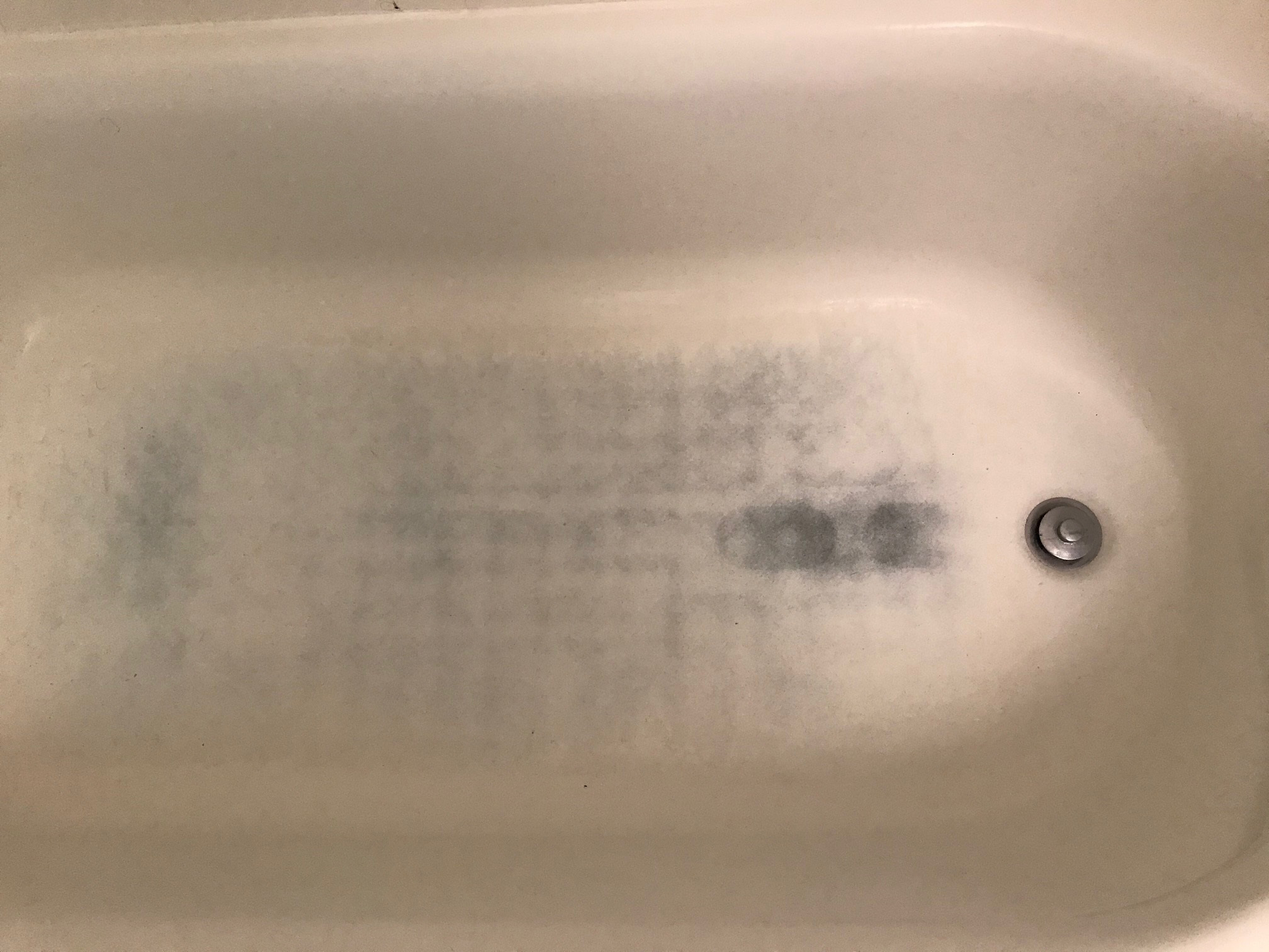 acrylic bathtub stains won't come out