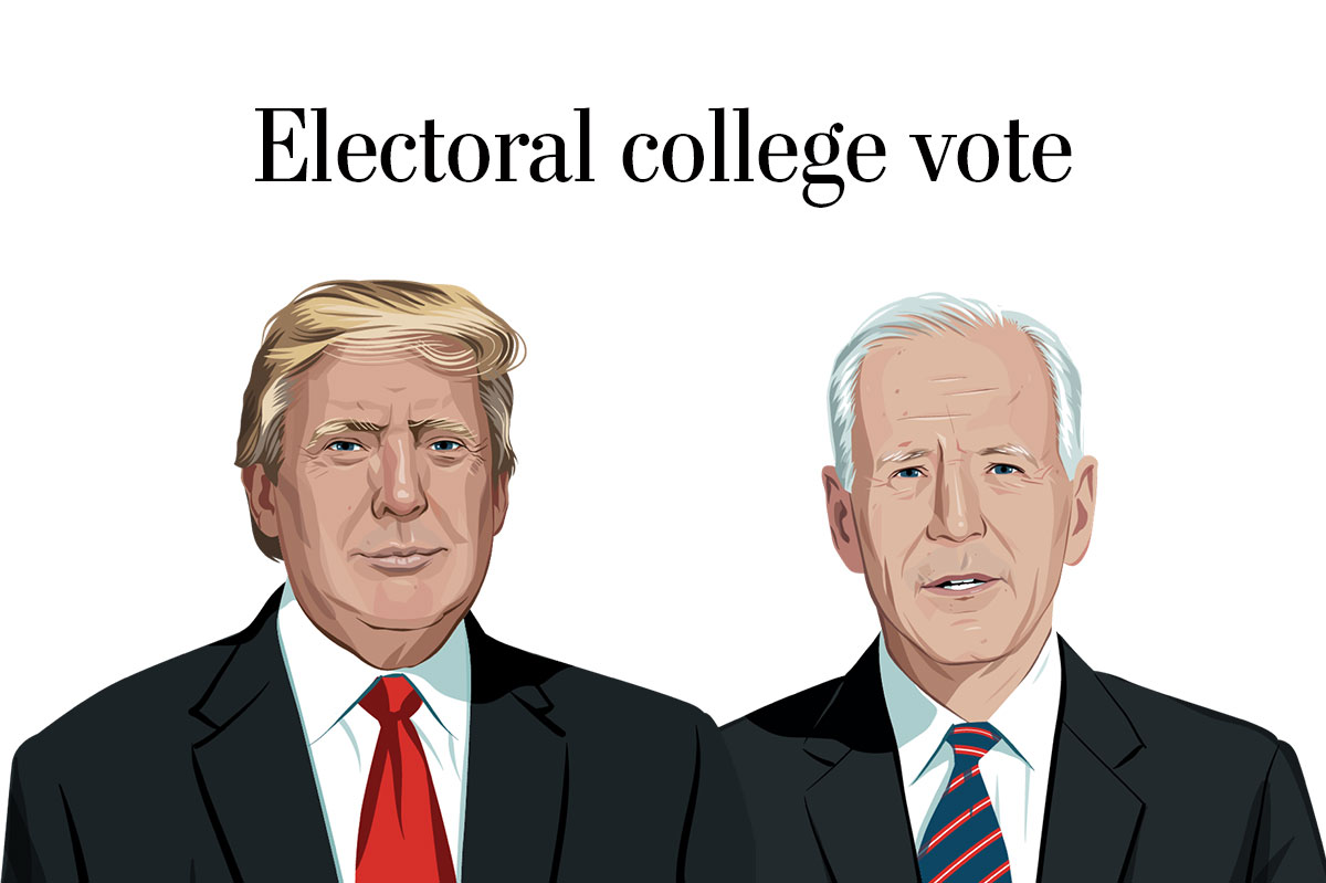 Electoral College Vote Tracker Watch States Cast Their Votes For President Washington Post