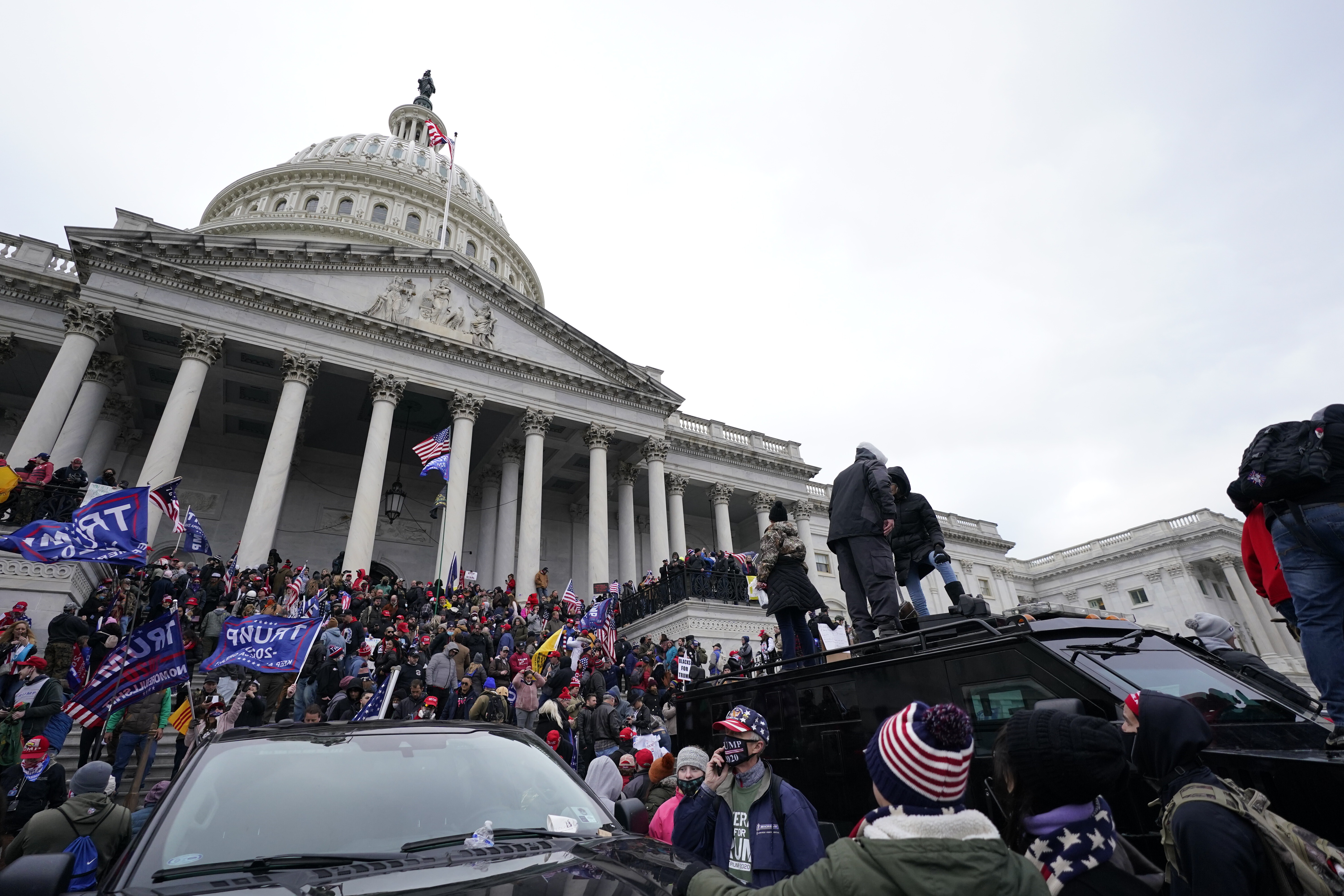 American Riot Crowd