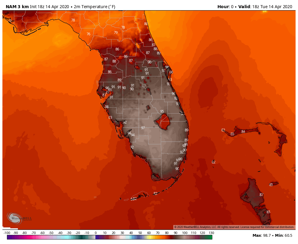 Miami And Most Of Florida Are Shattering Heat Records To Start 2020 The Washington Post