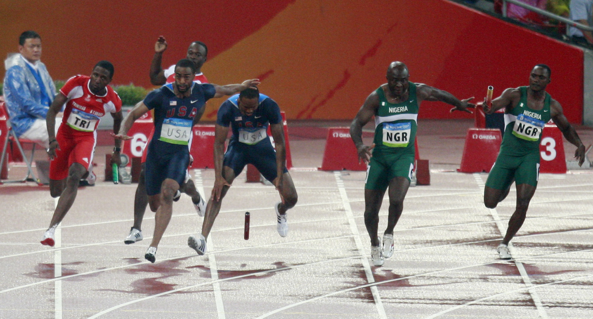Relay handoffs have troubled the U.S. men’s track team since 1912 The