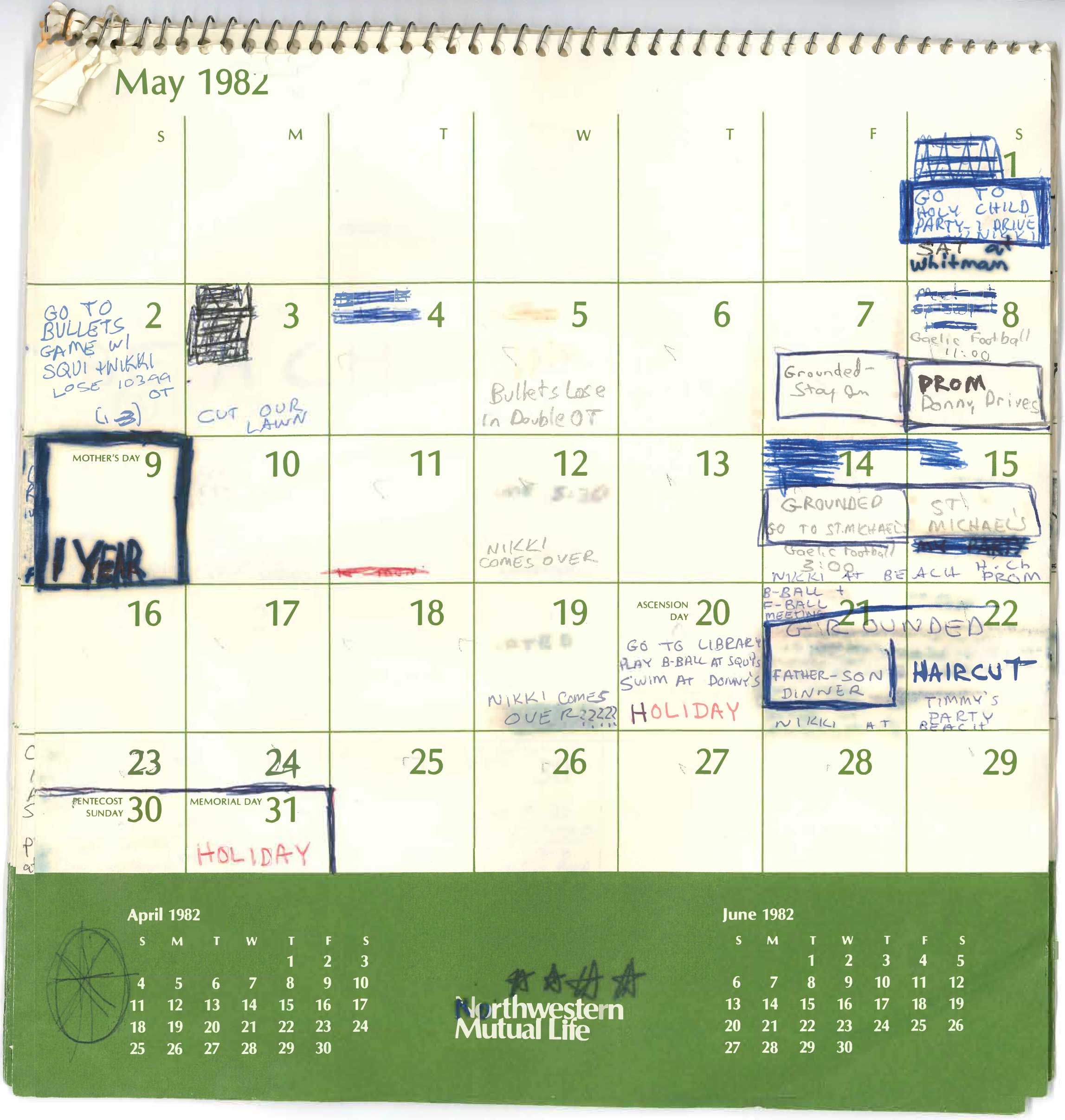 kavanaugh s 1982 calendar annotated the washington post