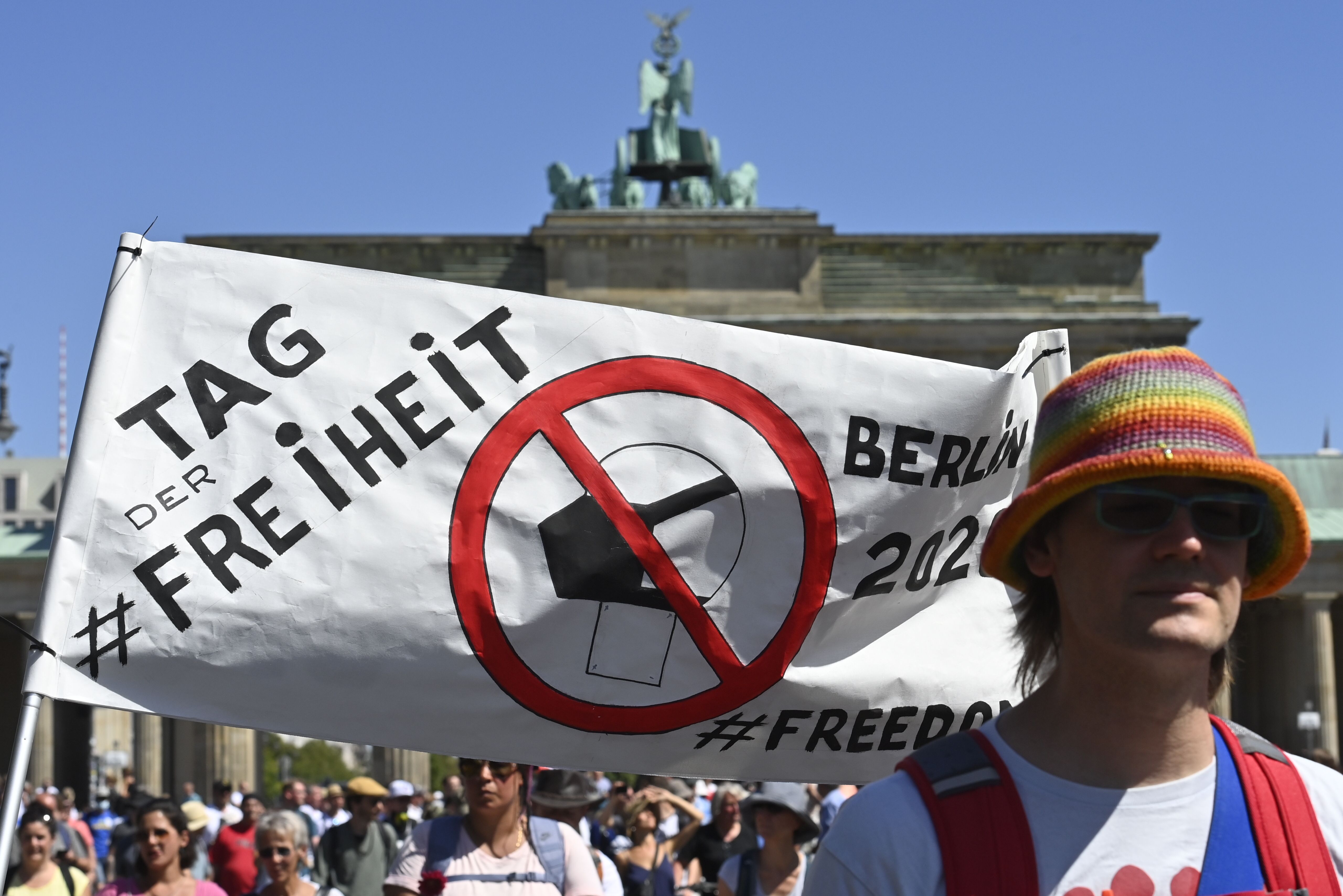 Thousands In Berlin Protest Coronavirus Restrictions In Freedom Day March As Cases Continue To Rise The Washington Post