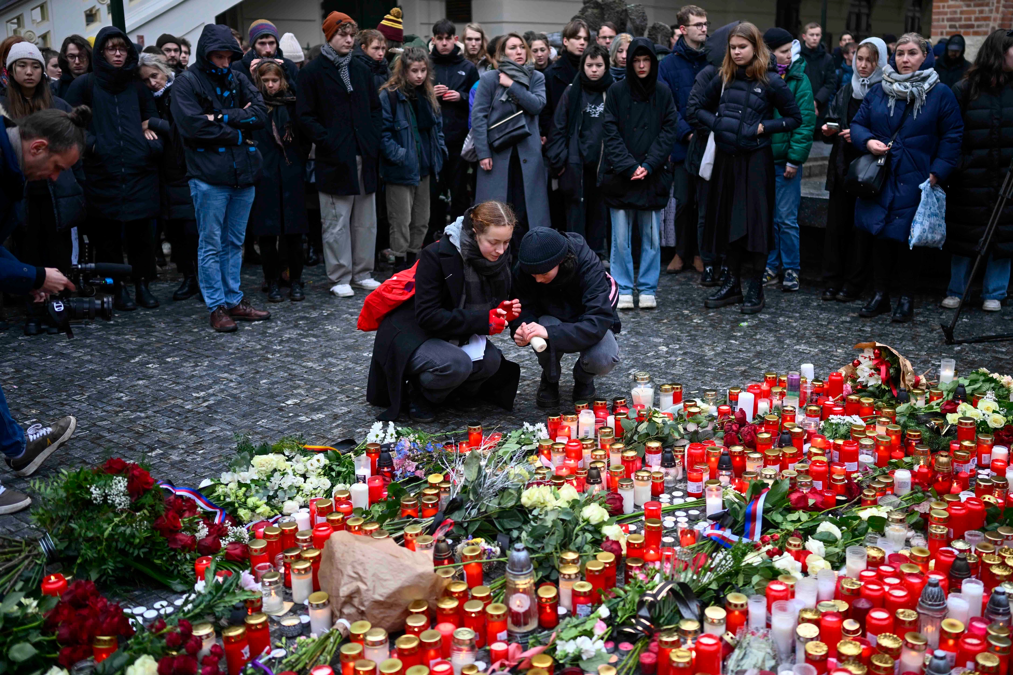 Police seek a motive as Prague mourns the 14 people killed in the nation's worst mass shooting - Vimarsana News