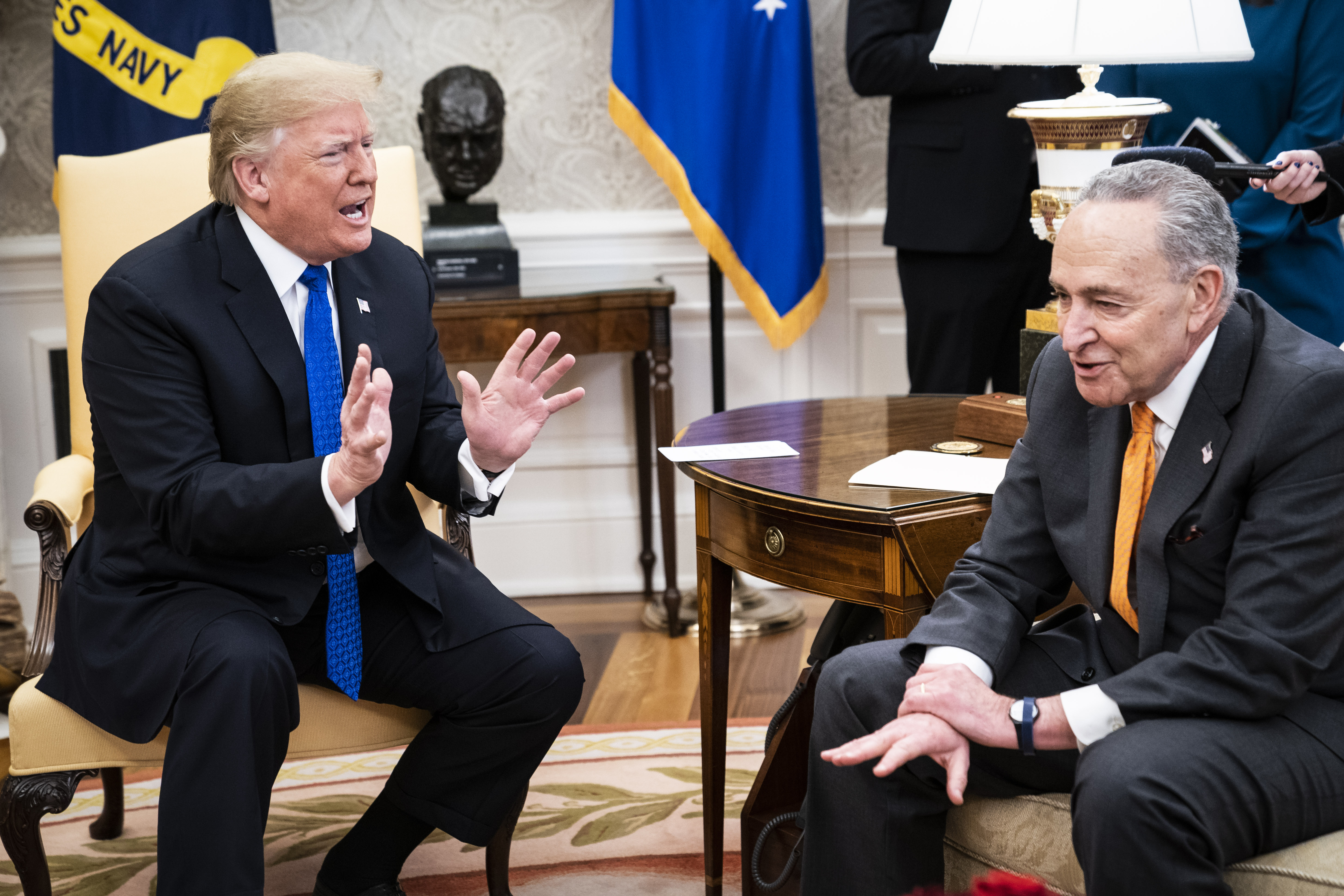 Trump's full Oval Office exchange with Nancy Pelosi and Chuck Schumer,  annotated - The Washington Post