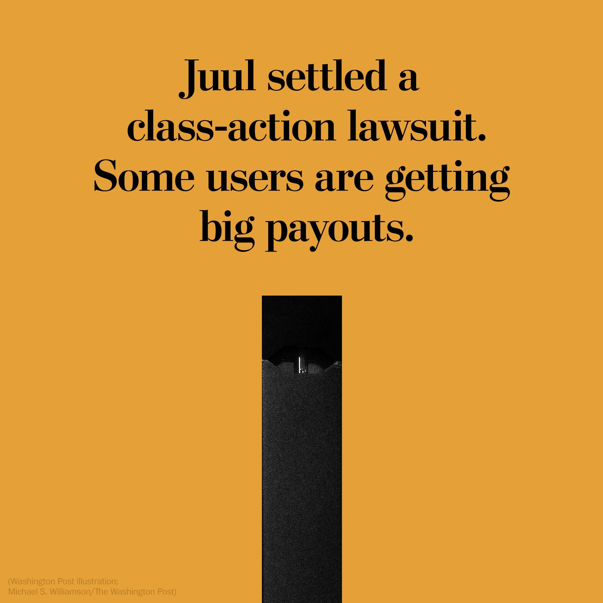 Juul users getting payouts from class-action lawsuit settlement