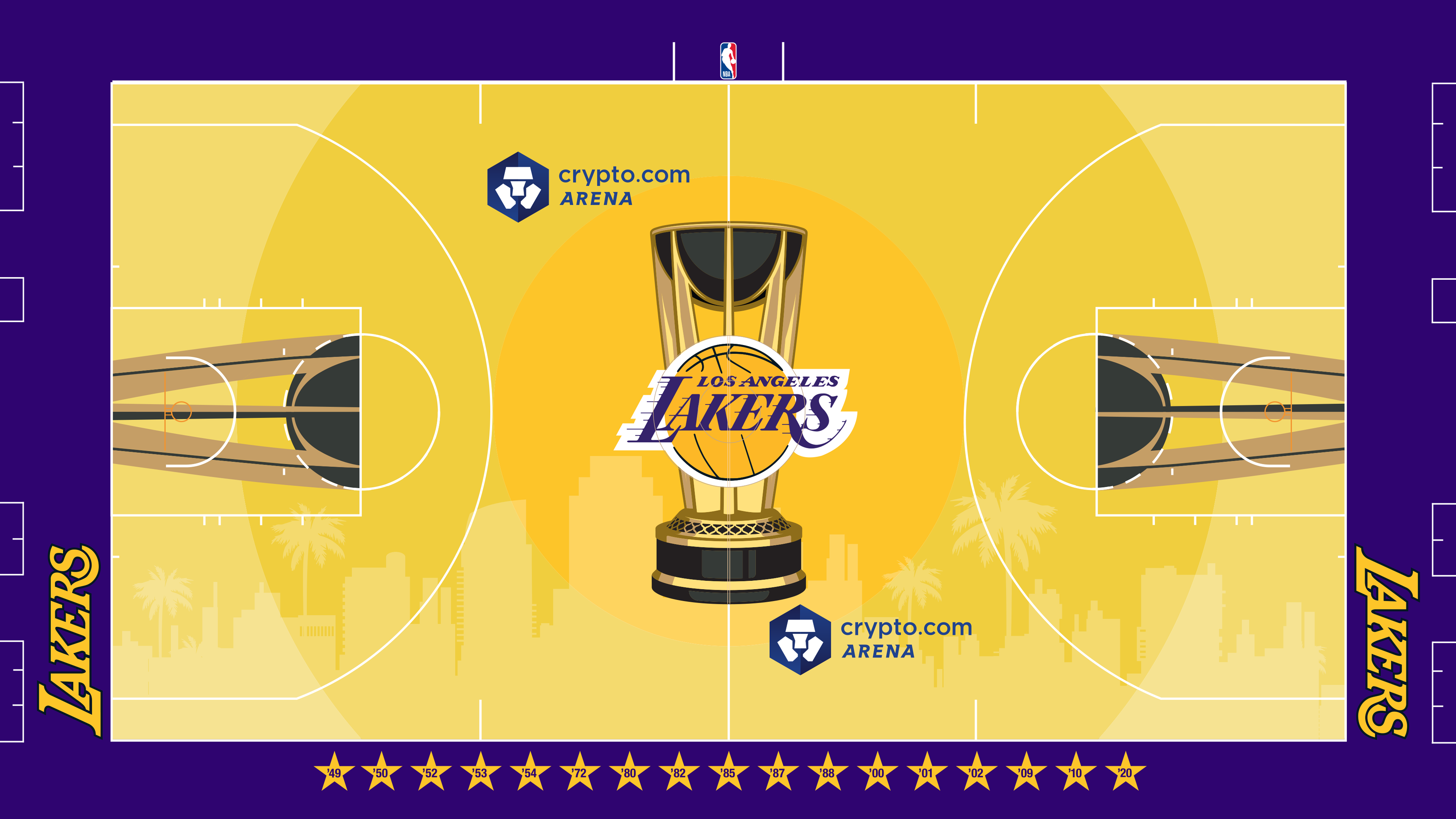 Nba Basketball Courts Colors