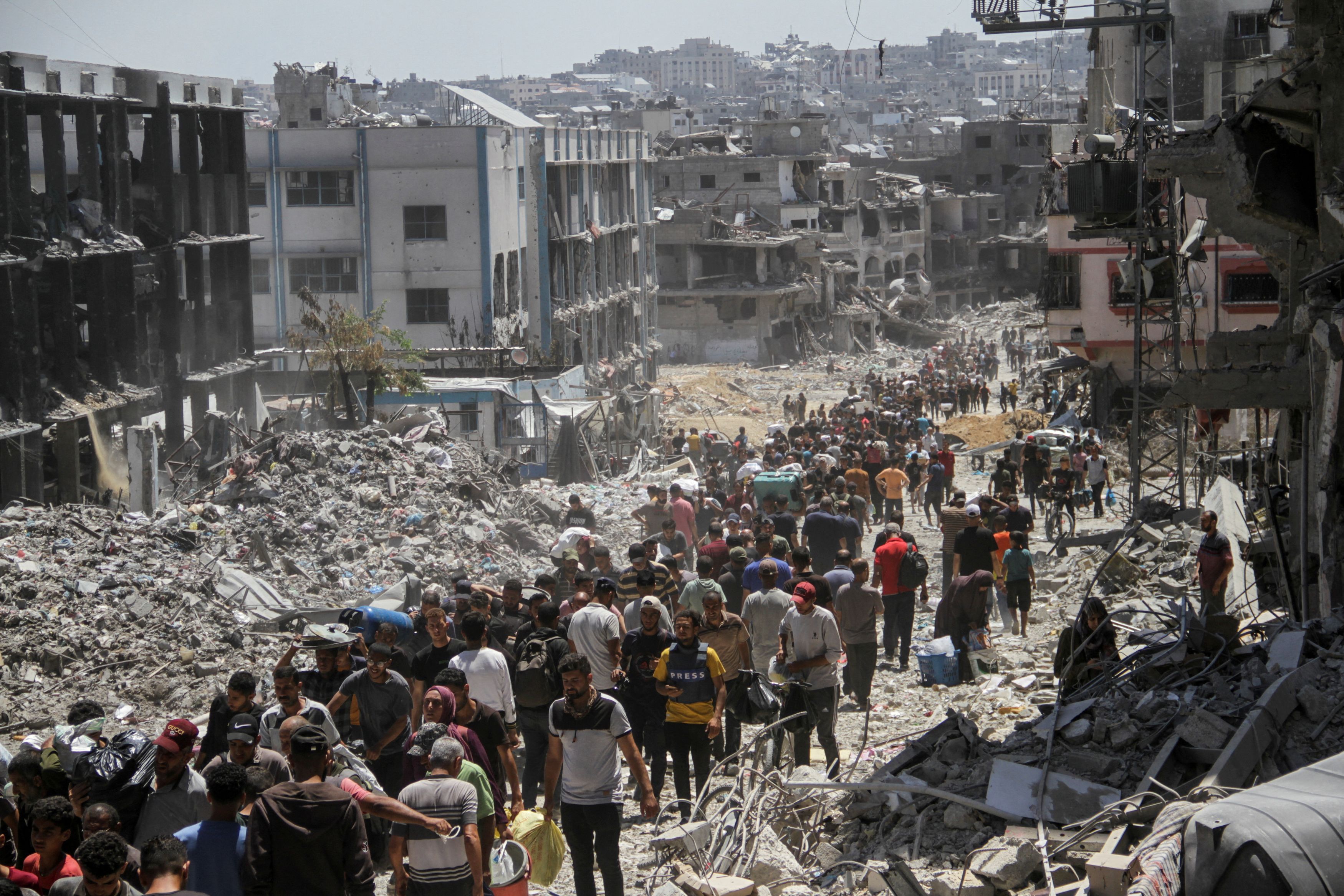 Israel says it has ended mission in Jabalya; residents return to