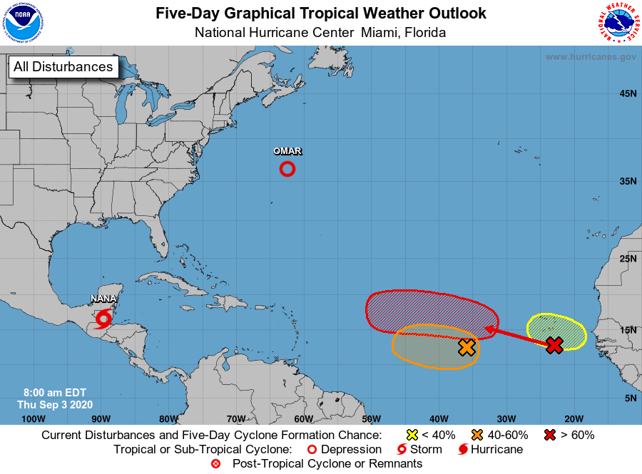 Hurricane Nana Strikes Belize While Signs Point To More Upcoming Atlantic Storms The Washington Post