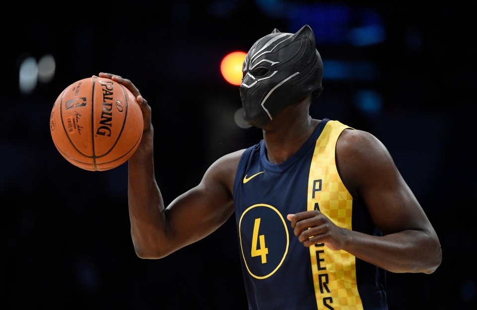 pacers black panther jersey