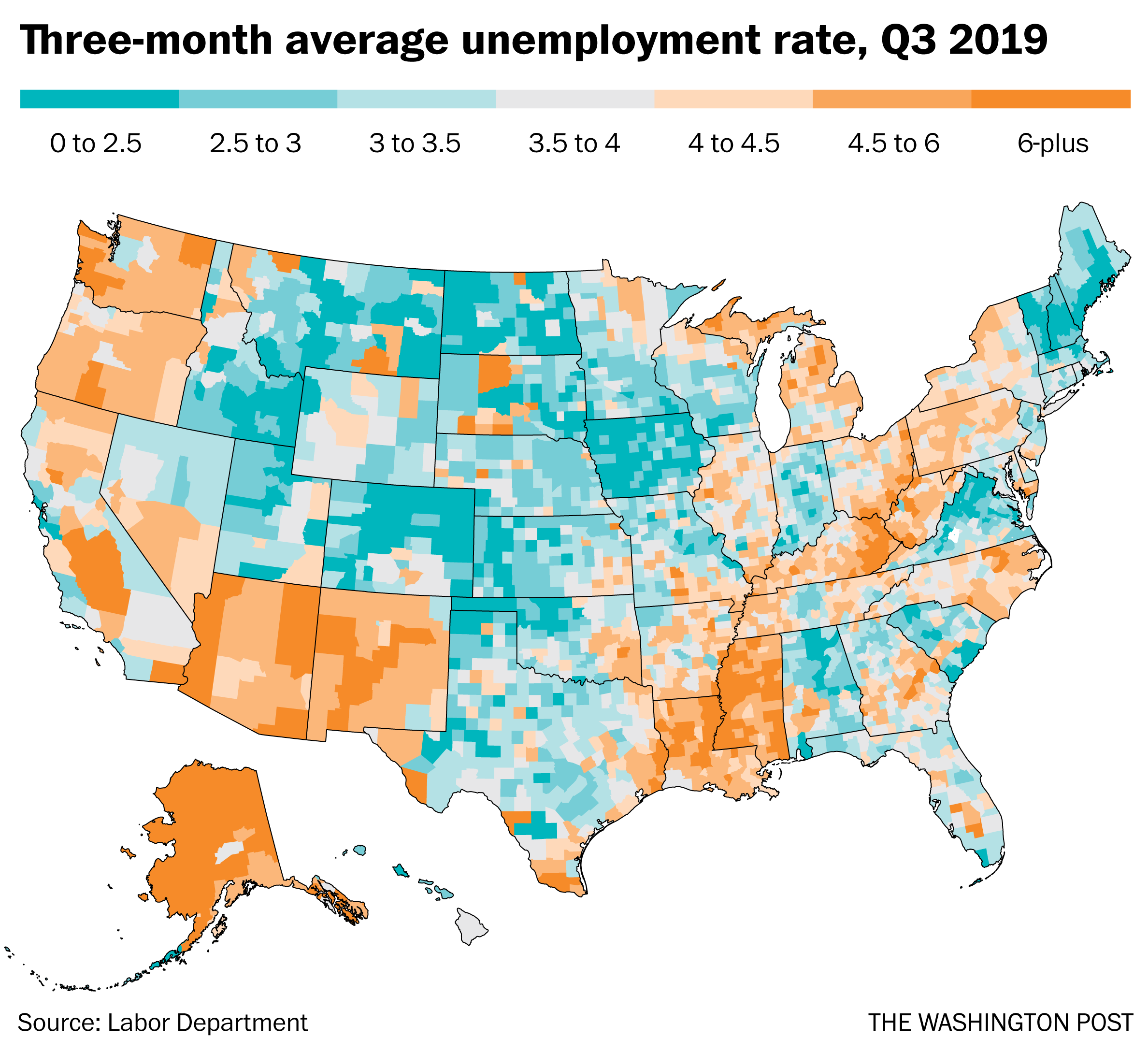 Washington Post Unemployment U S And Germany Help