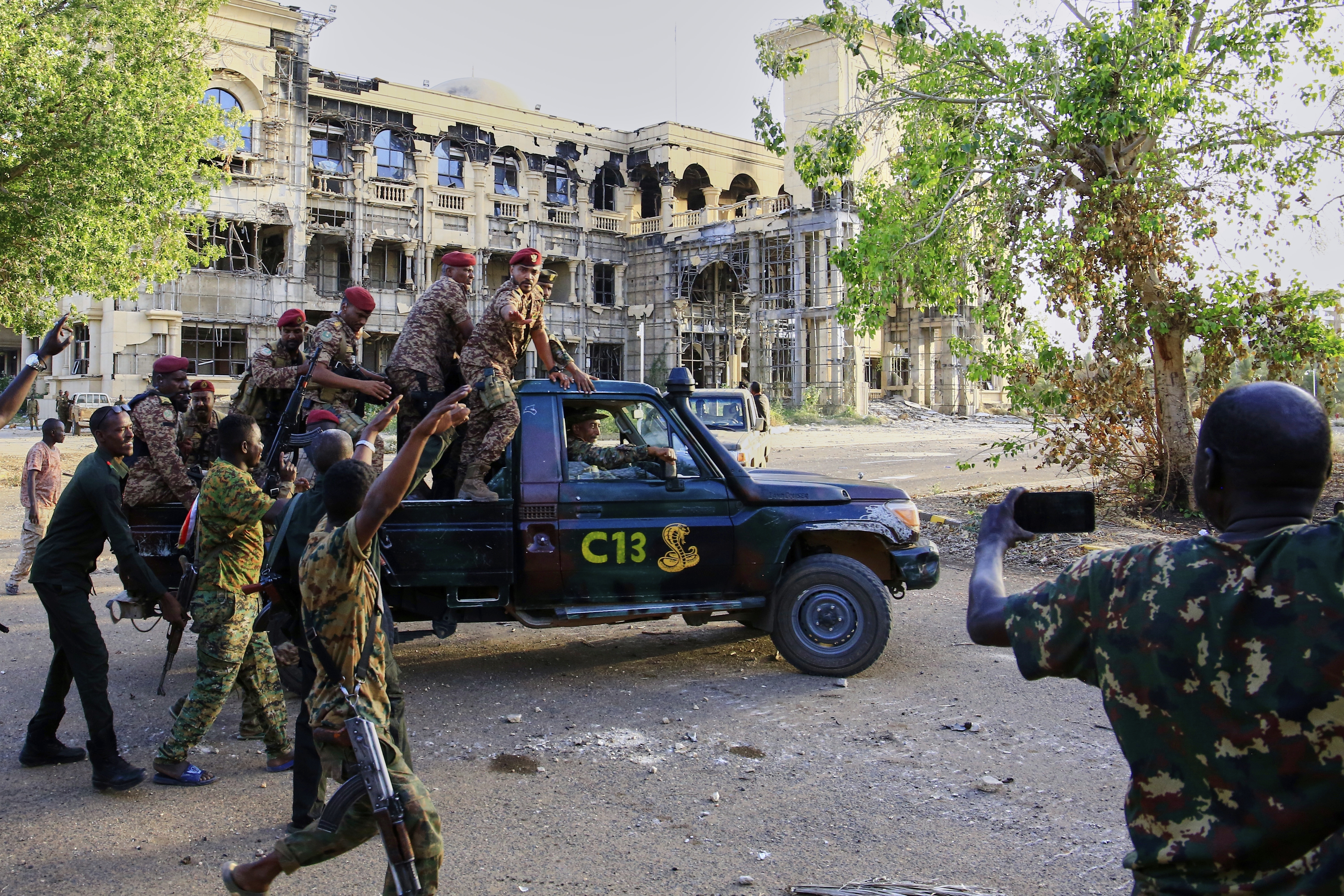Photos show destruction in Khartoum after Sudan's army takes back