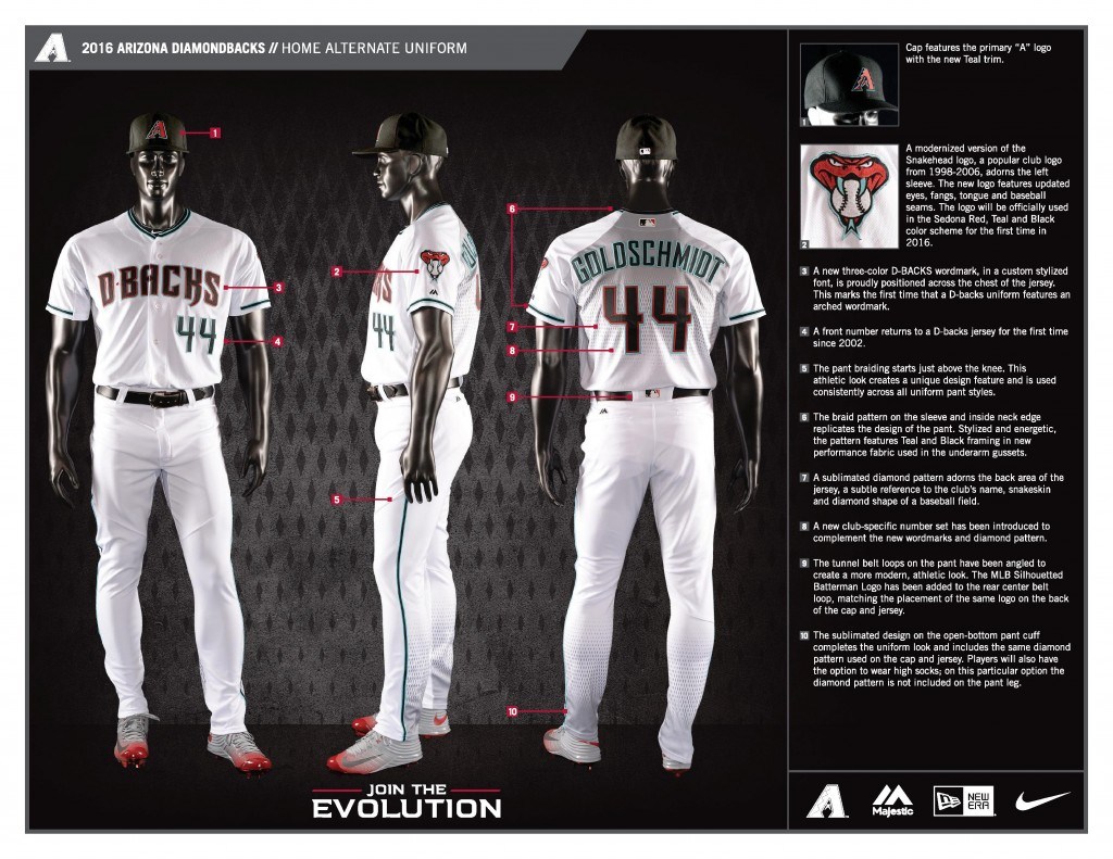 diamondbacks jersey 2016