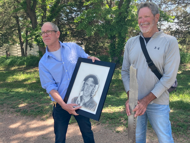 Piece of 1958 plane crash wreckage returned to pilot's son - Vimarsana News