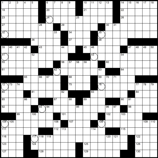 Solution to Evan Birnholz's March 10 crossword, 'Film Remakes' - Vimarsana News