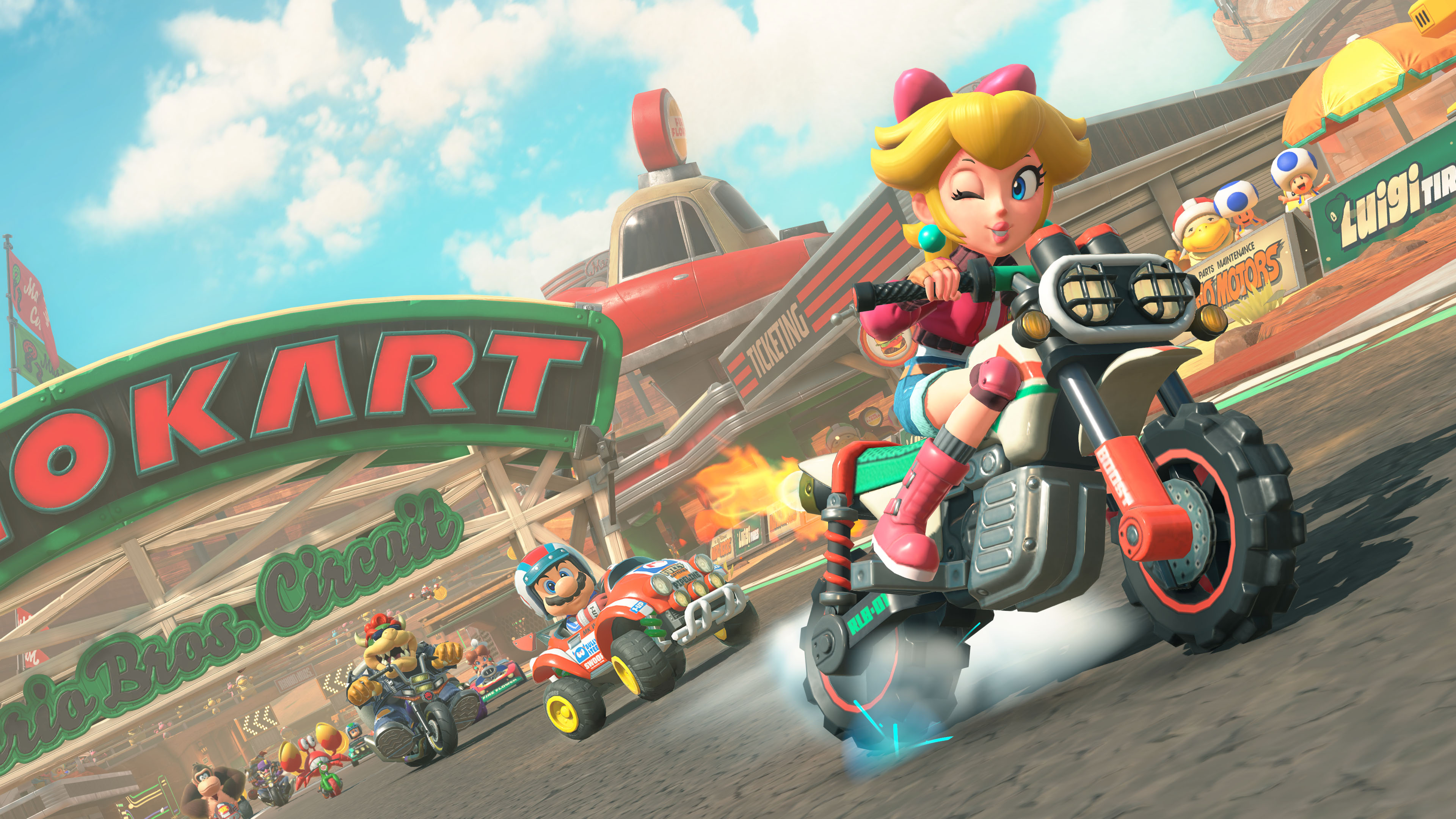 Mario Kart Deluxe Game Play Local Multiplayer Gameplay Mario Kart