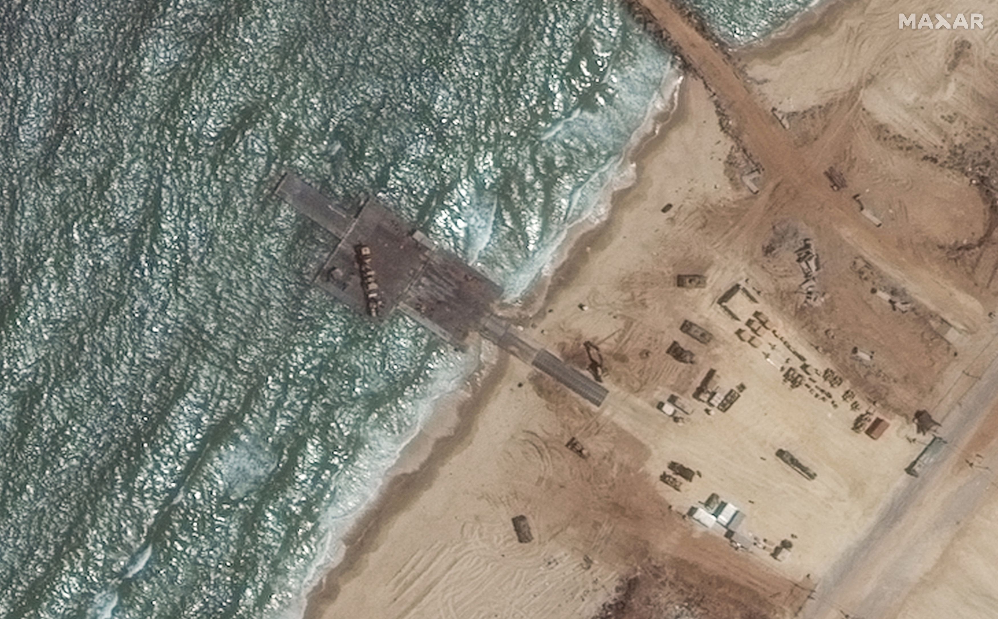 Gaza pier suspension another blow to troubled U.S. aid mission - Vimarsana News