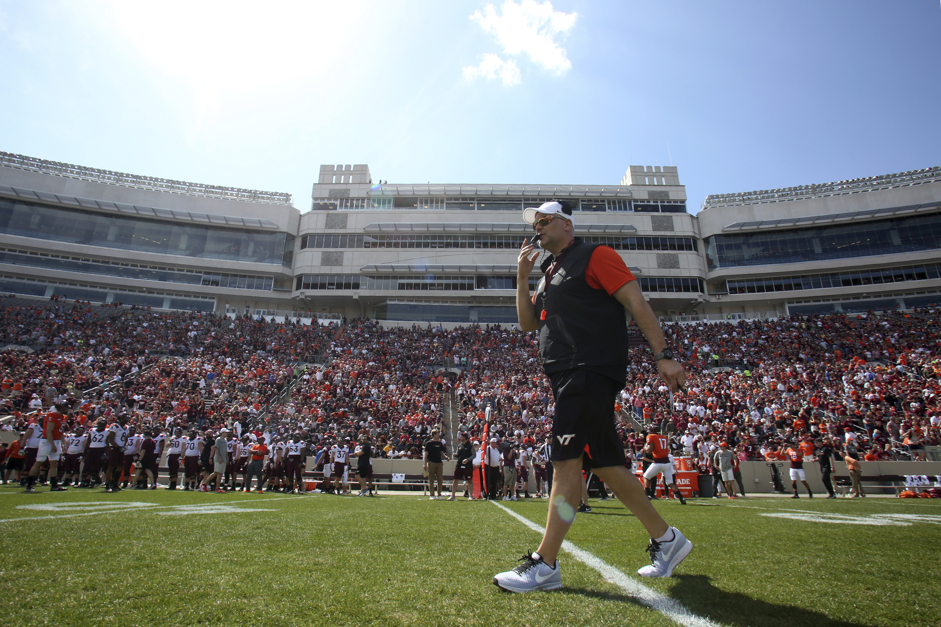 At Virginia Tech spring game, inexperienced linebackers and secondary in  spotlight - The Washington Post