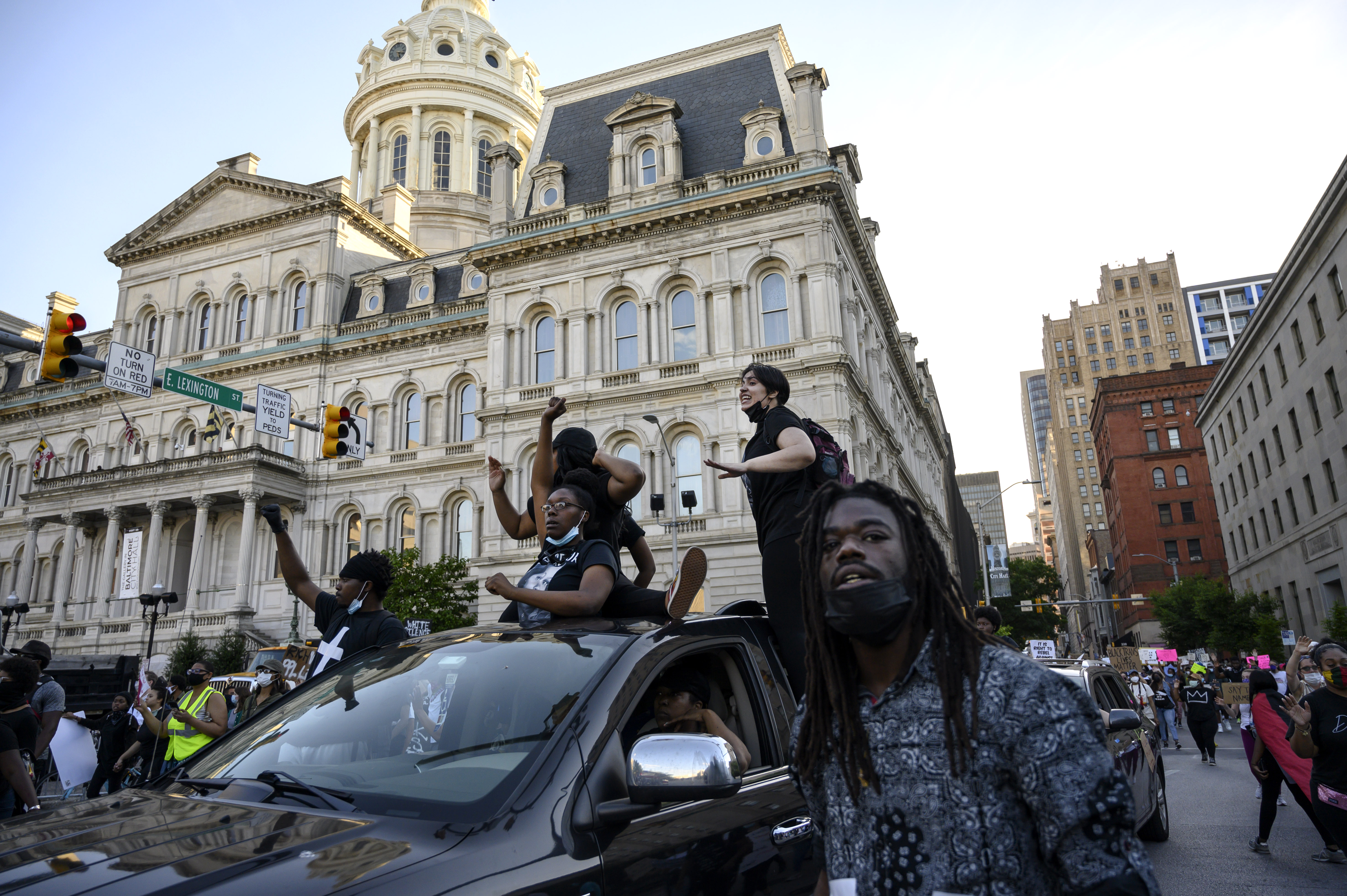 Baltimore City Hall Protest