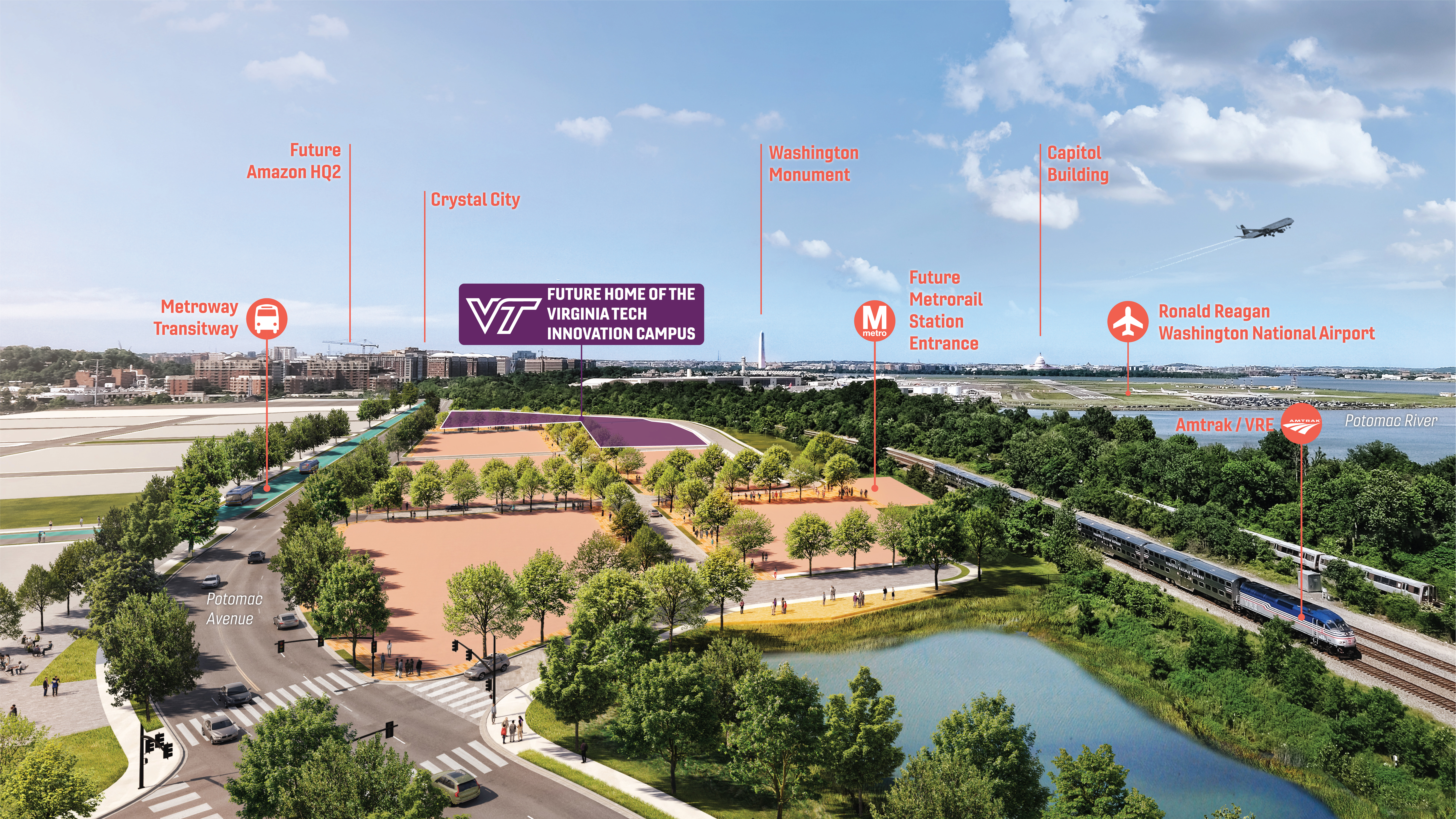 Virginia Tech Chooses Site Closer To Amazon S New Headquarters For