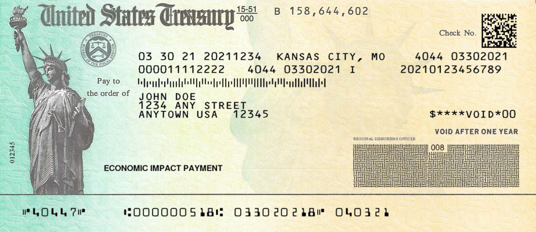 irs refund mail check