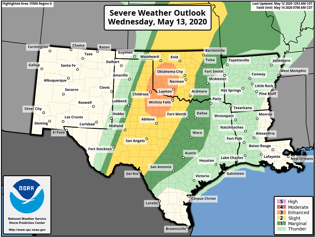 Map Of Tornadoes In Texas Yesterday Map of Spain Andalucia