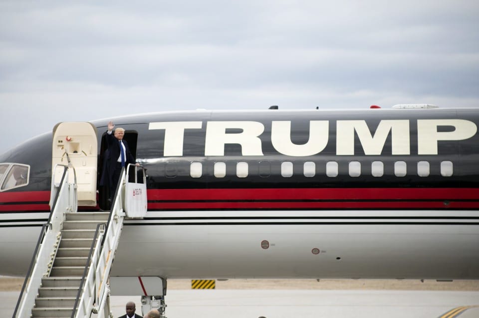 White House Air Force One Will Not Be Used As A Prop At Political Rally The Washington Post