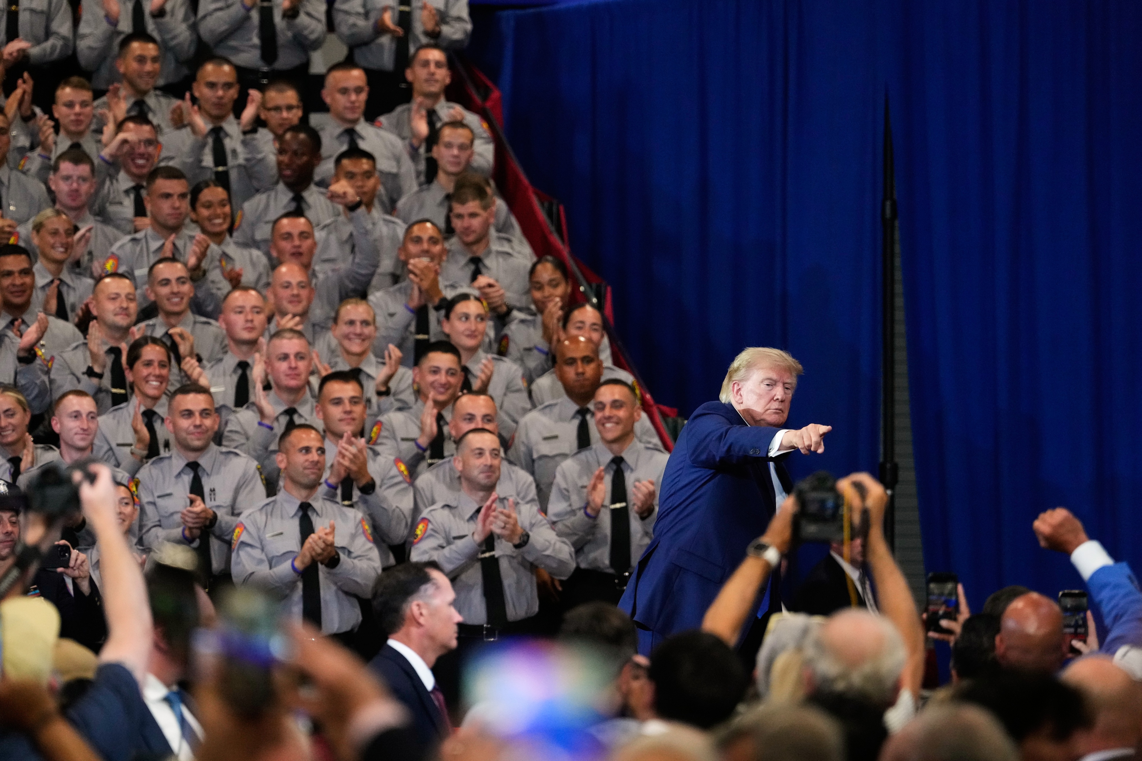Trump stumps in N.Y. suburbs for Blakeman, touting crime stats; GOP unsure how much he'll campaign as Iran war, gas prices weigh on turnout