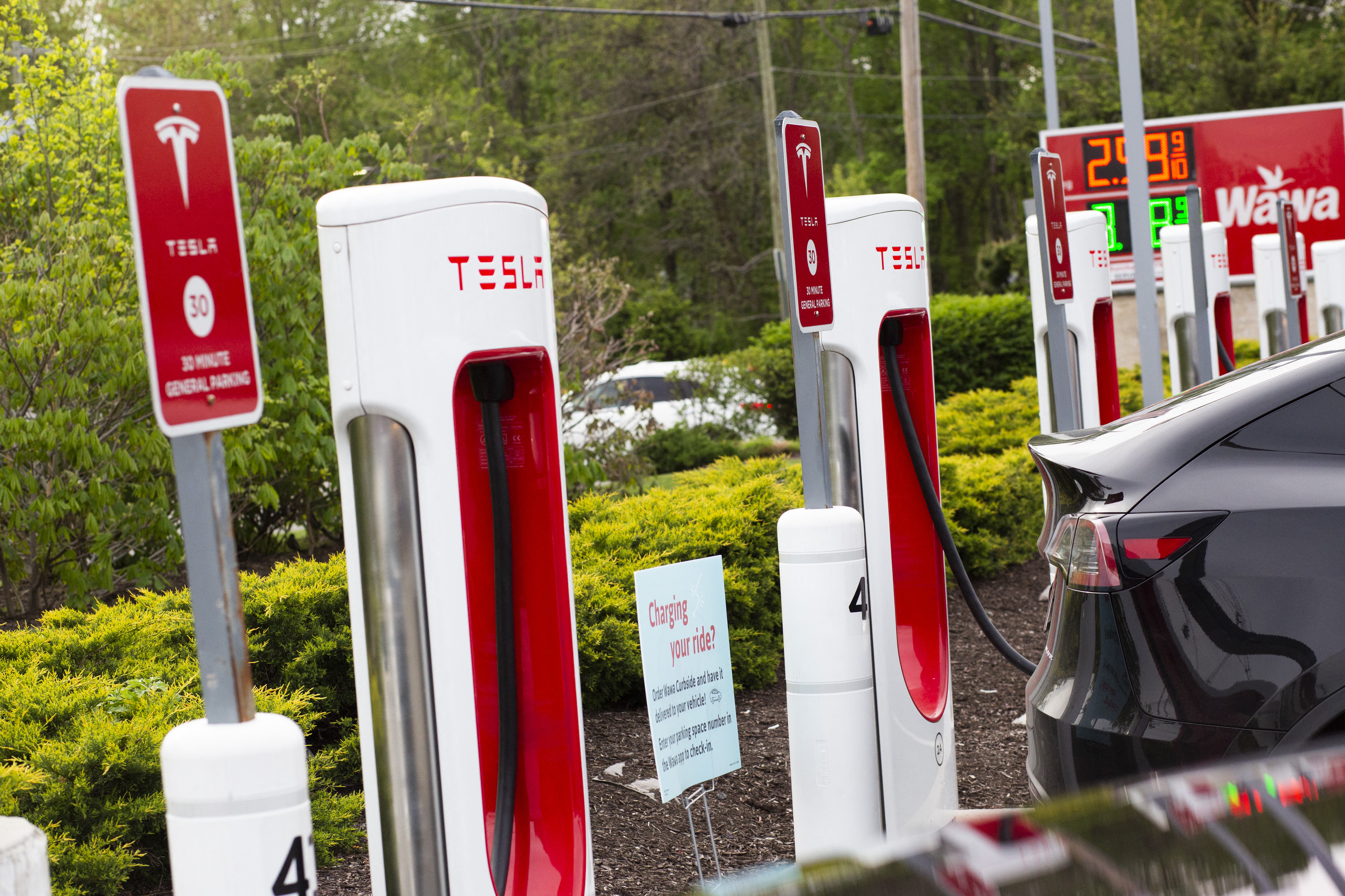 Tesla charging station near me deals now