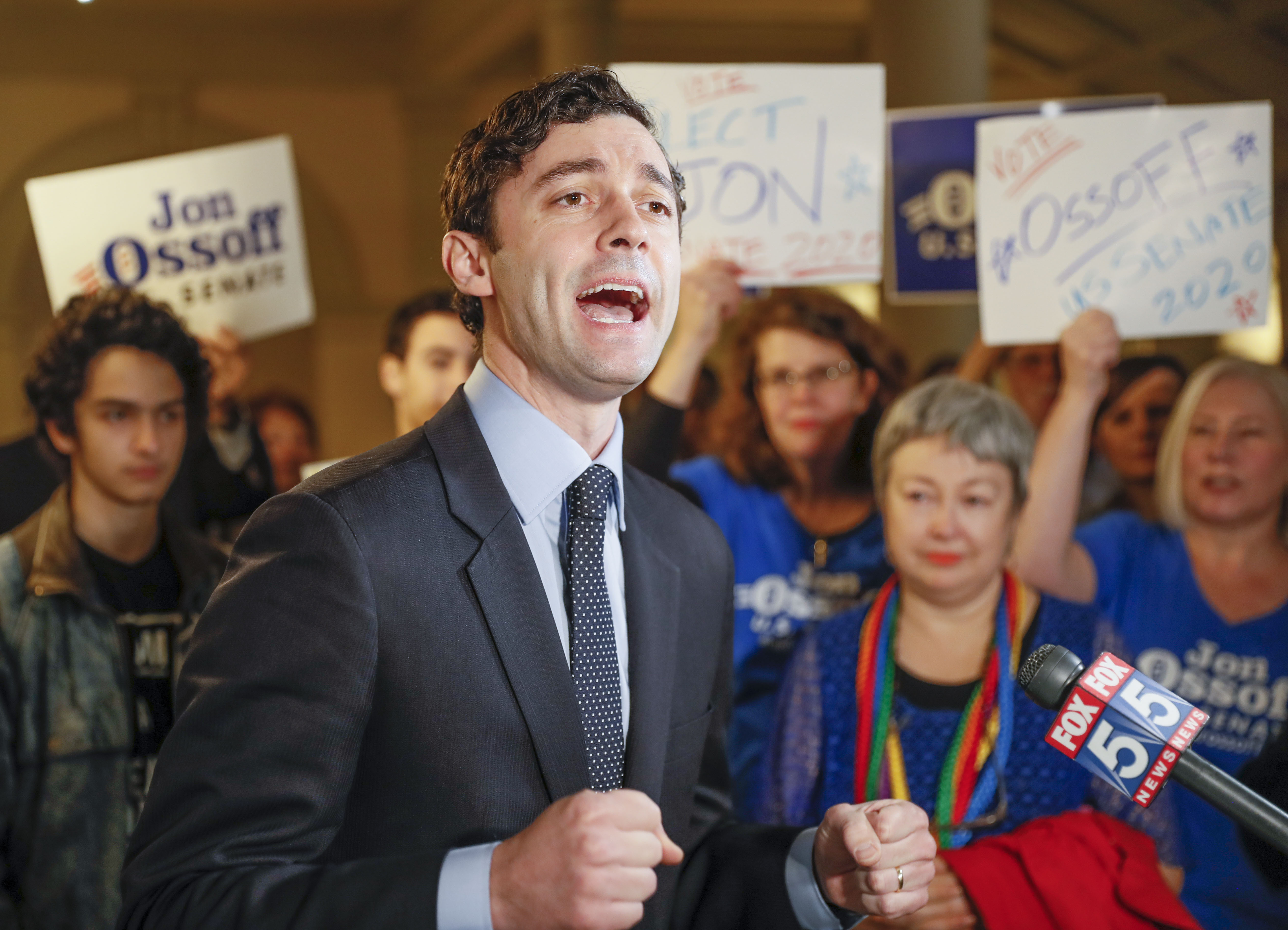 Democrat Jon Ossoff Denounces Anti Semitic Ad By Sen David Perdue That Made His Nose Look Larger The Washington Post