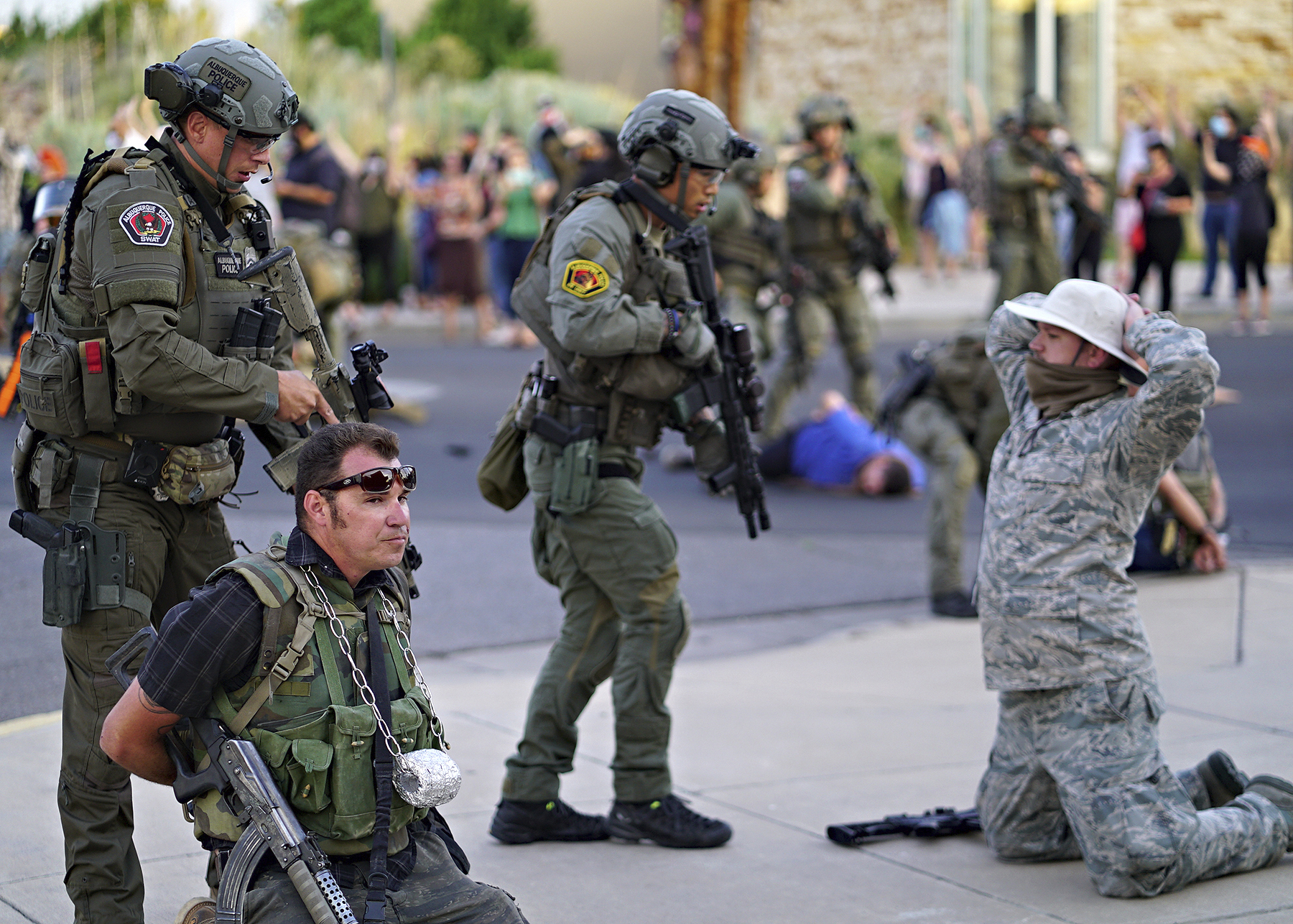 New Mexico protest: Steven Baca arrested after man is shot in Albuquerque - The Washington Post
