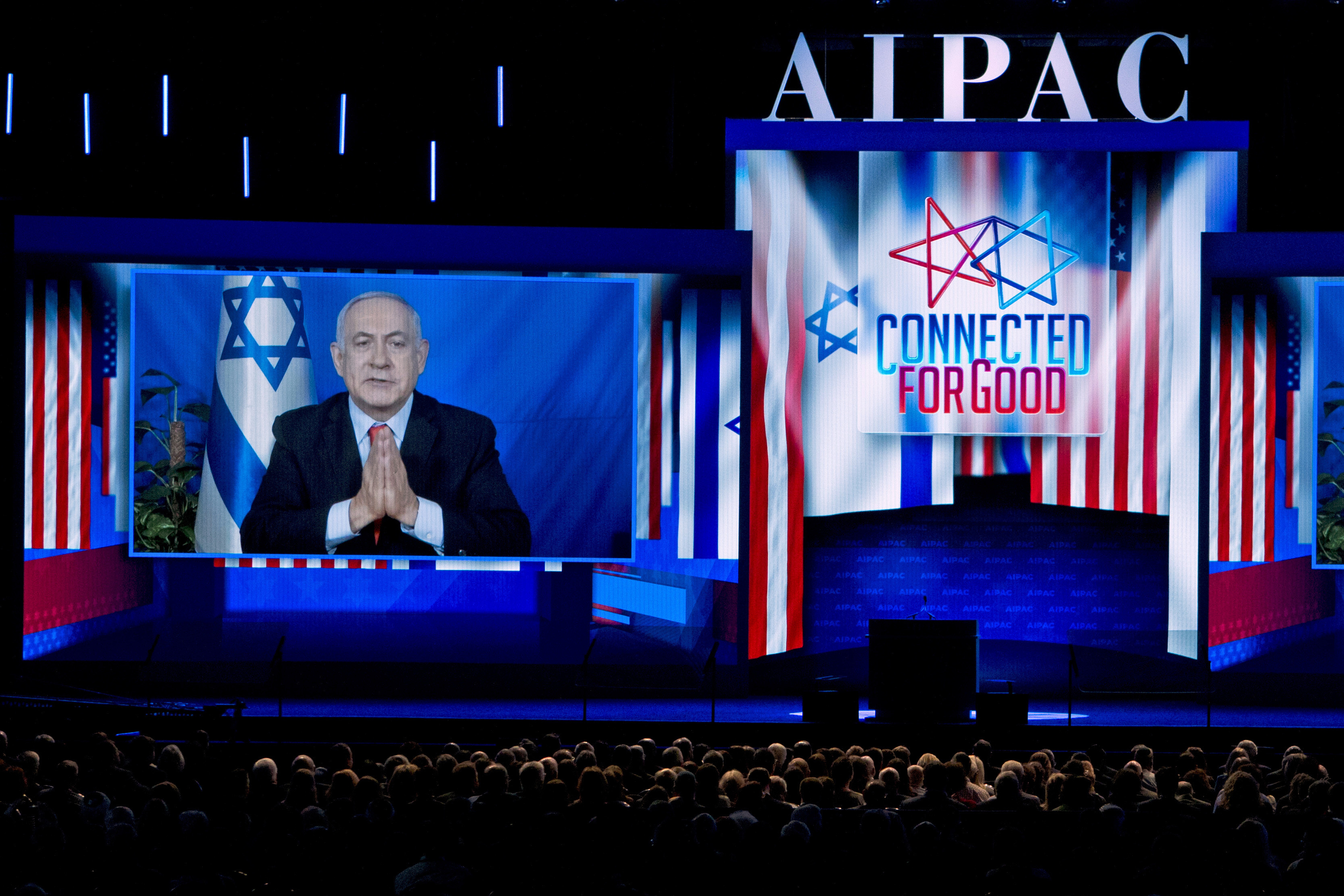 Image result for netanyahu aipac